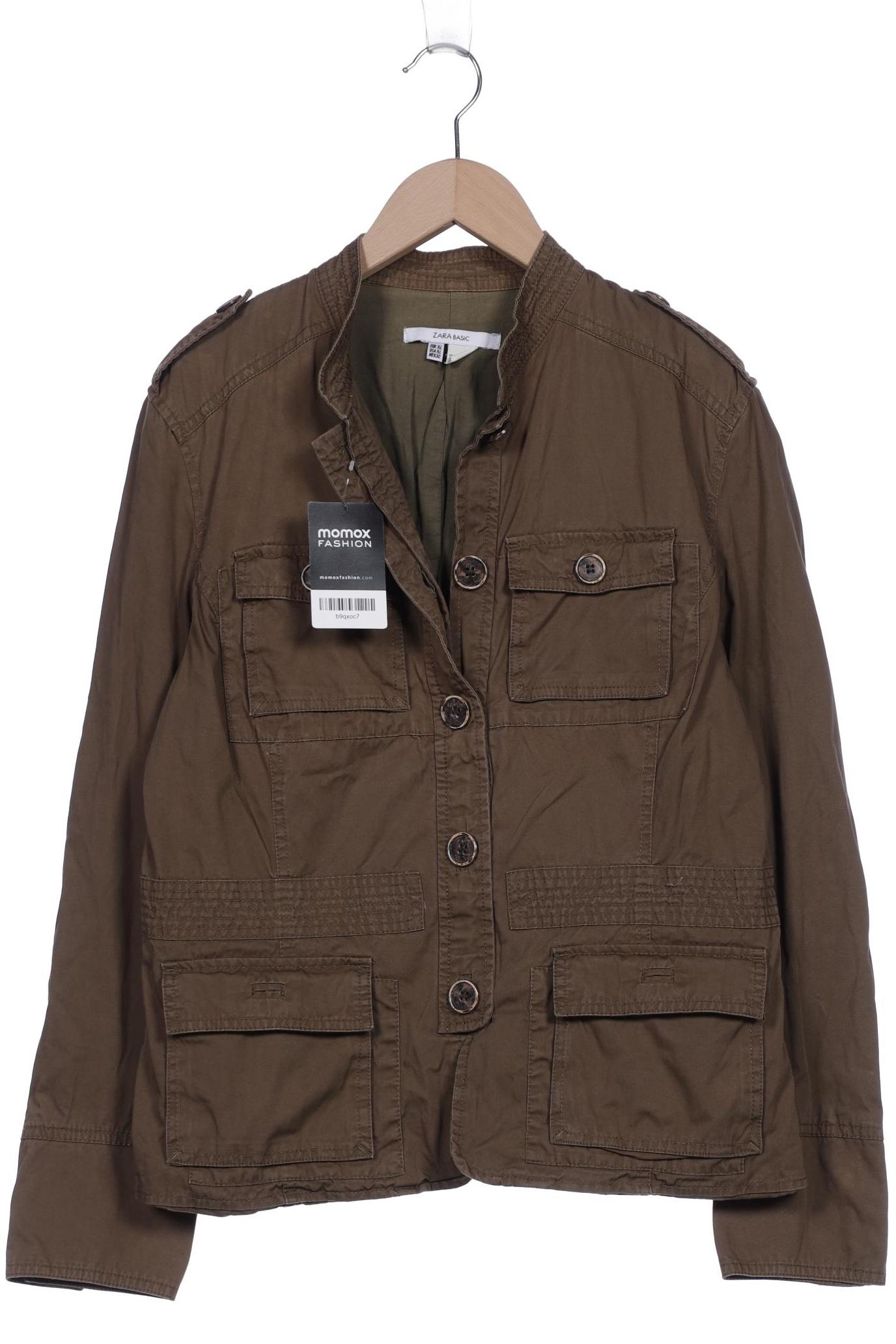 

ZARA Damen Jacke, braun