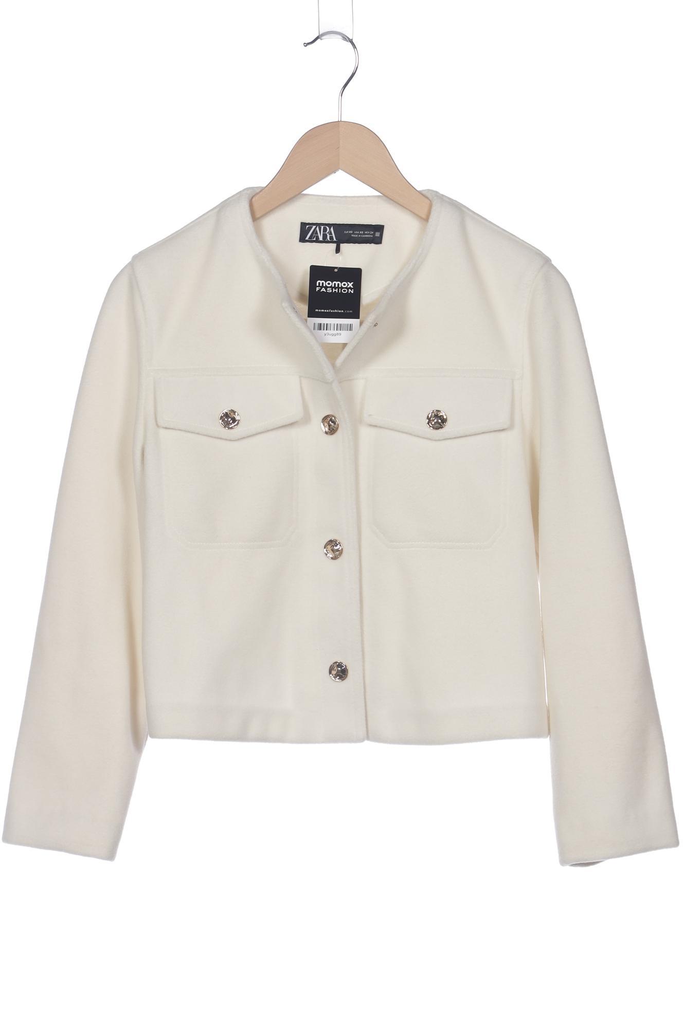 

Zara Damen Jacke, cremeweiß, Gr. 34
