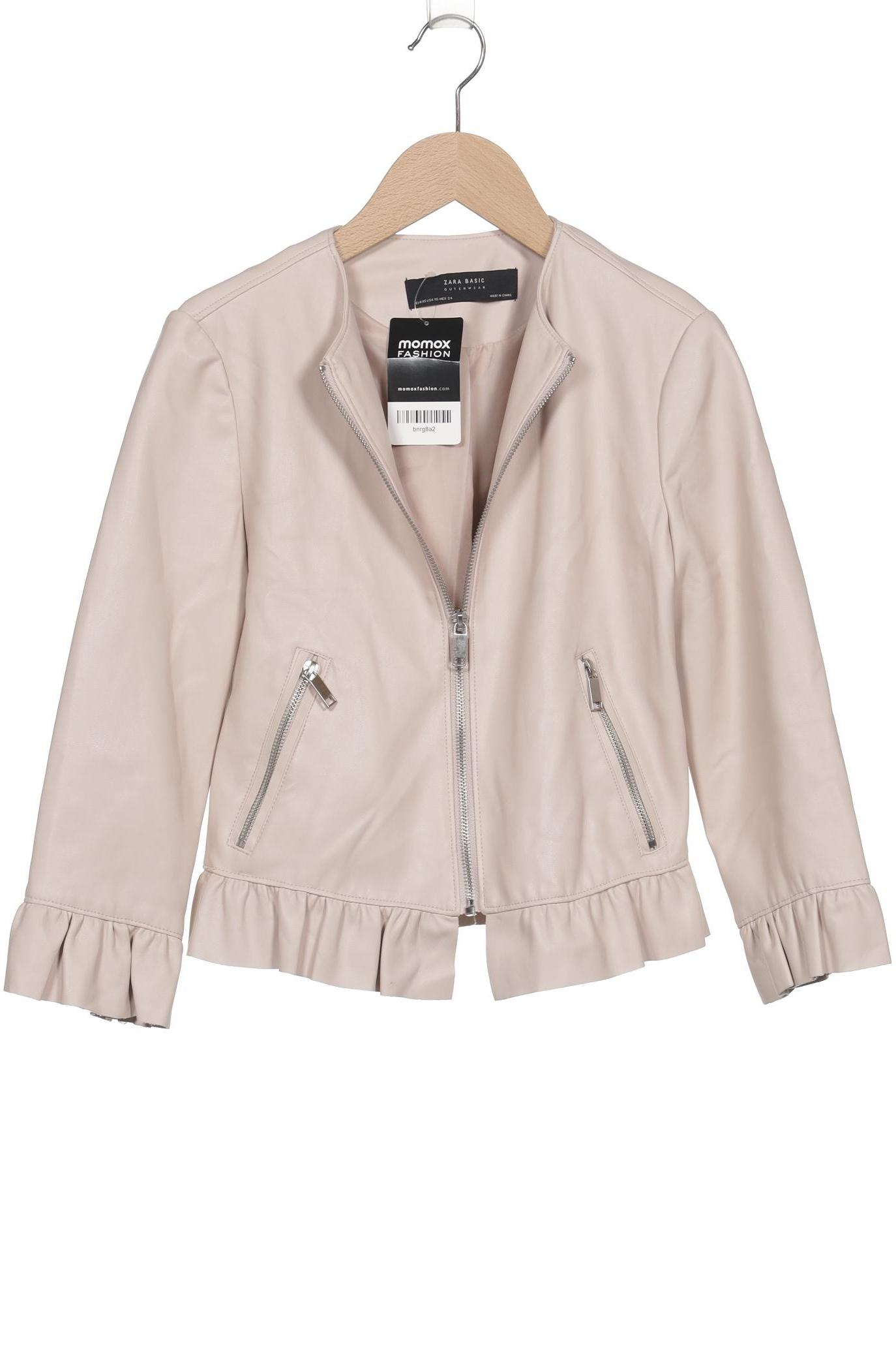 

Zara Damen Jacke, beige, Gr. 34