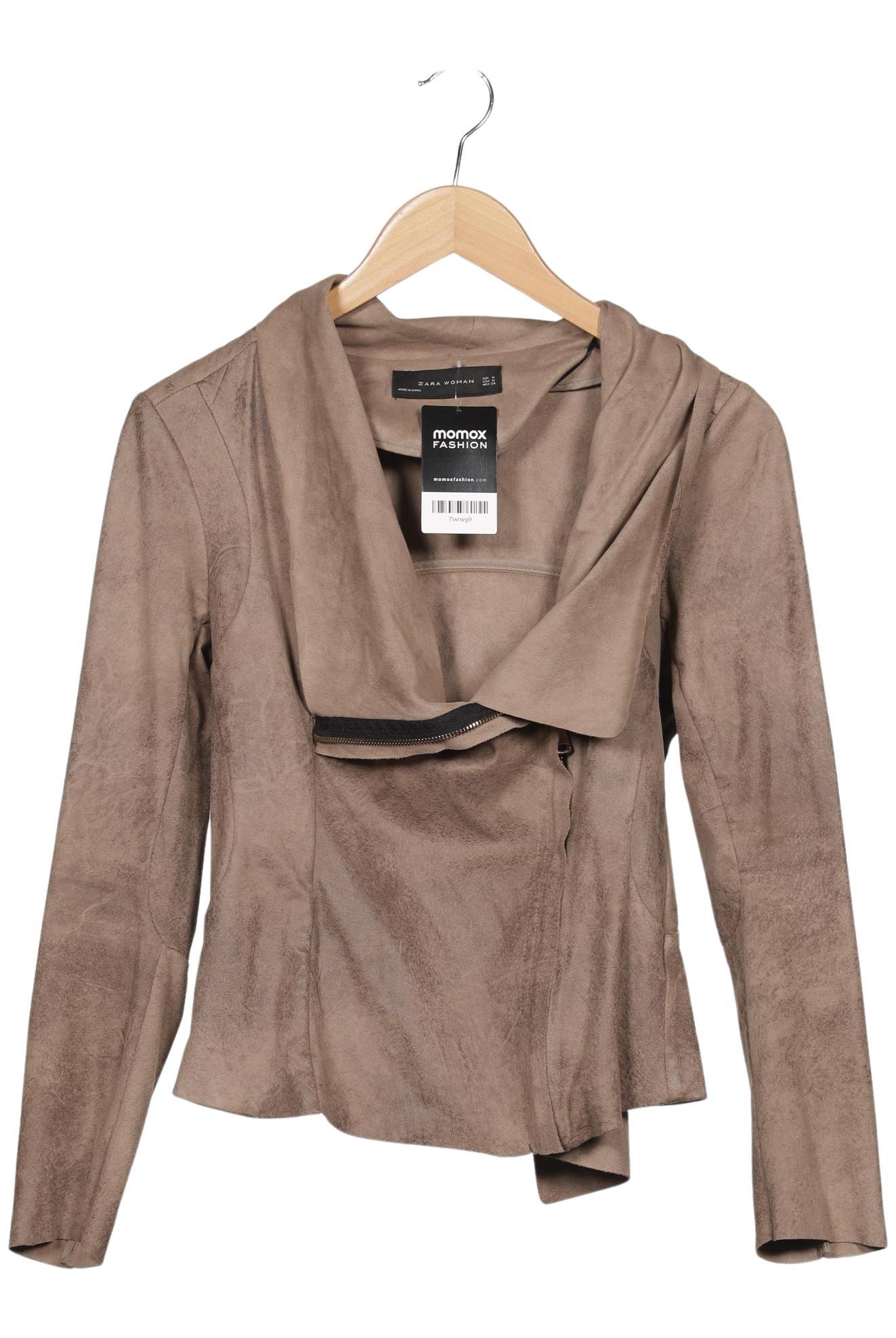 

Zara Damen Jacke, beige, Gr. 38