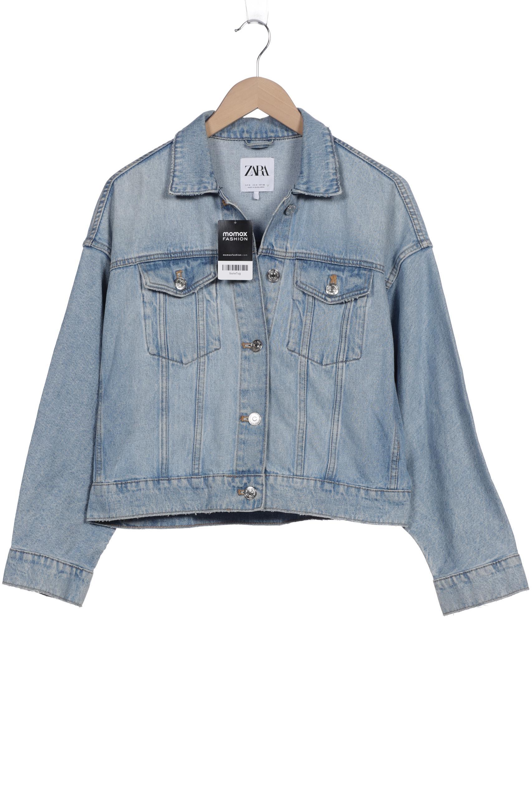 

ZARA Damen Jacke, hellblau