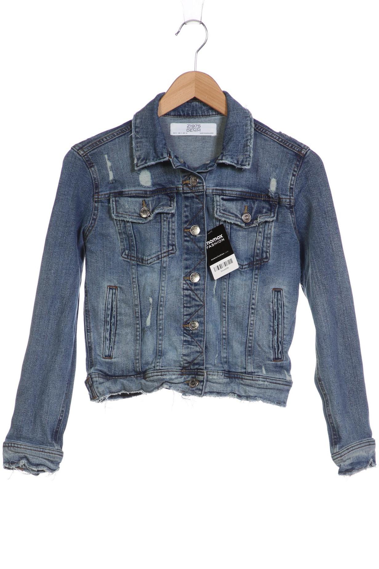 

ZARA Damen Jacke, blau