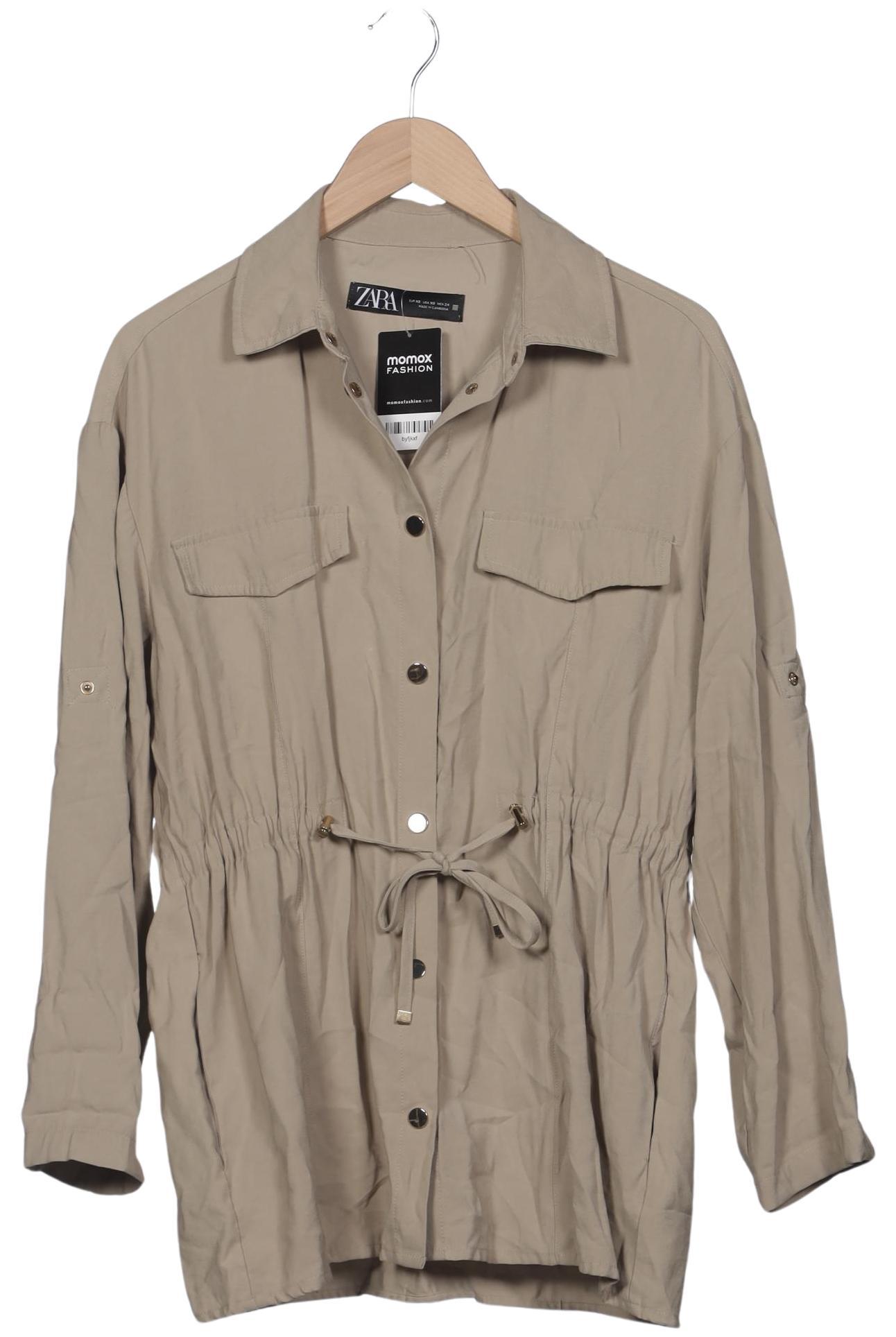 

Zara Damen Jacke, beige, Gr. 34