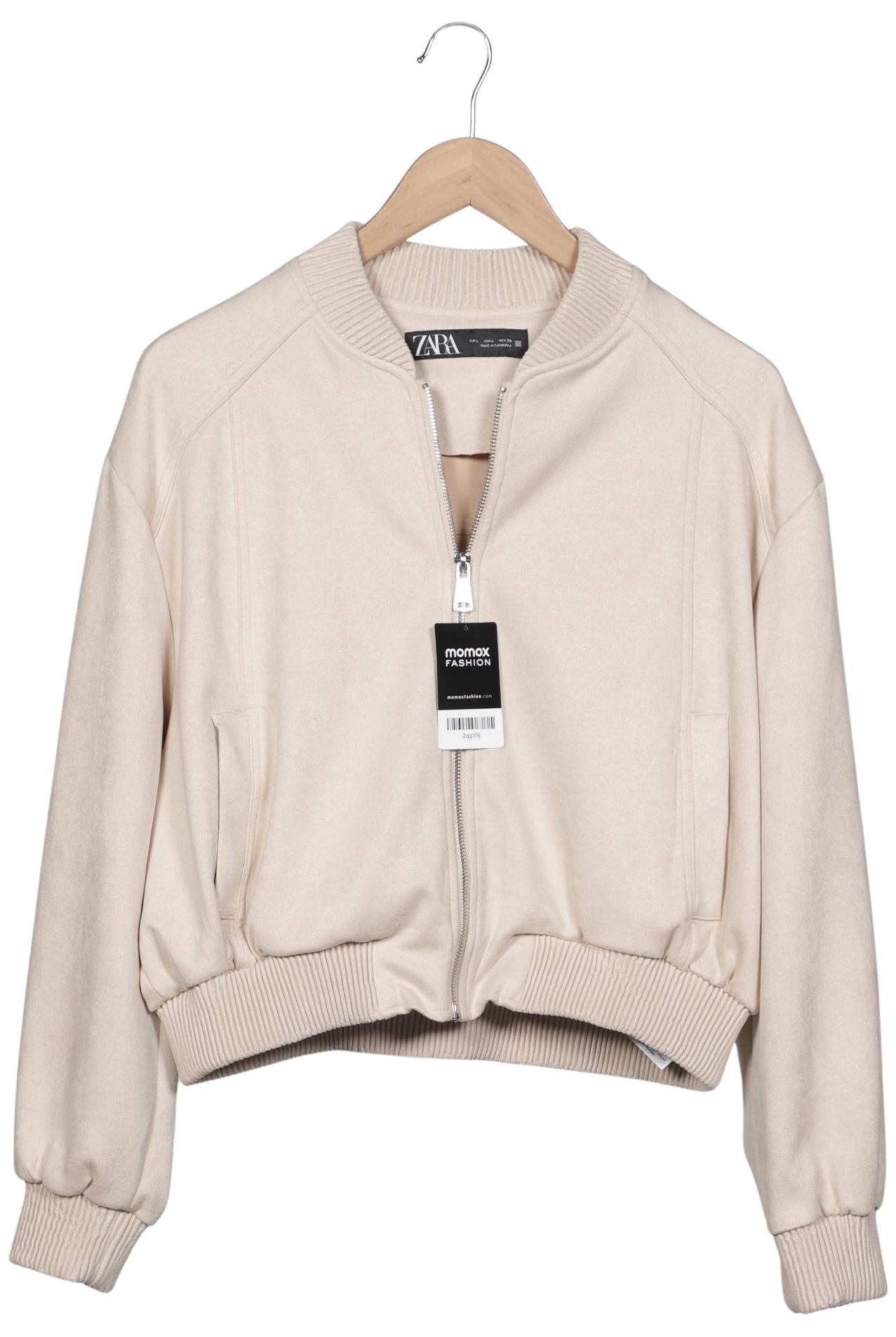 

Zara Damen Jacke, beige, Gr. 42