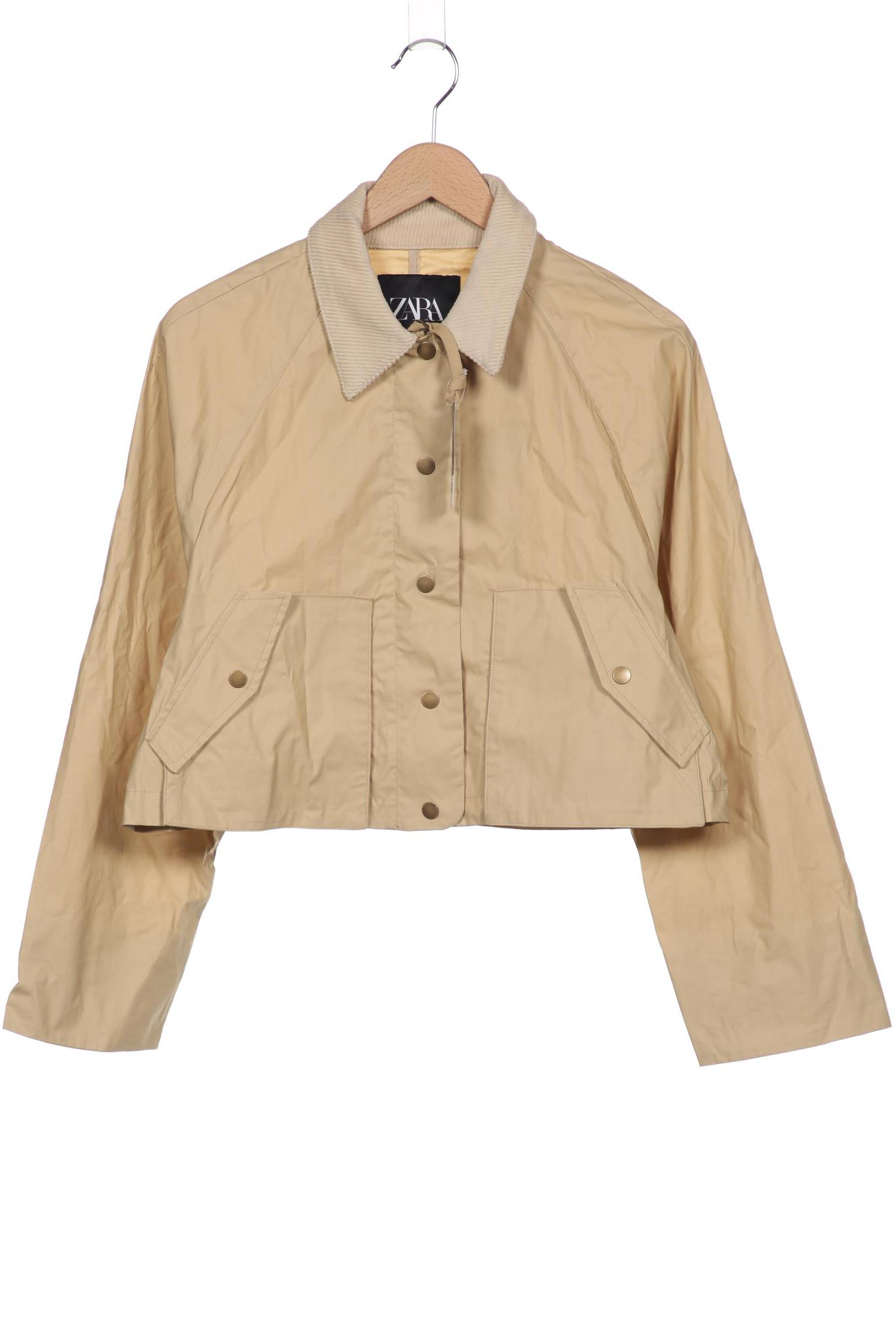 

Zara Damen Jacke, beige, Gr. 36