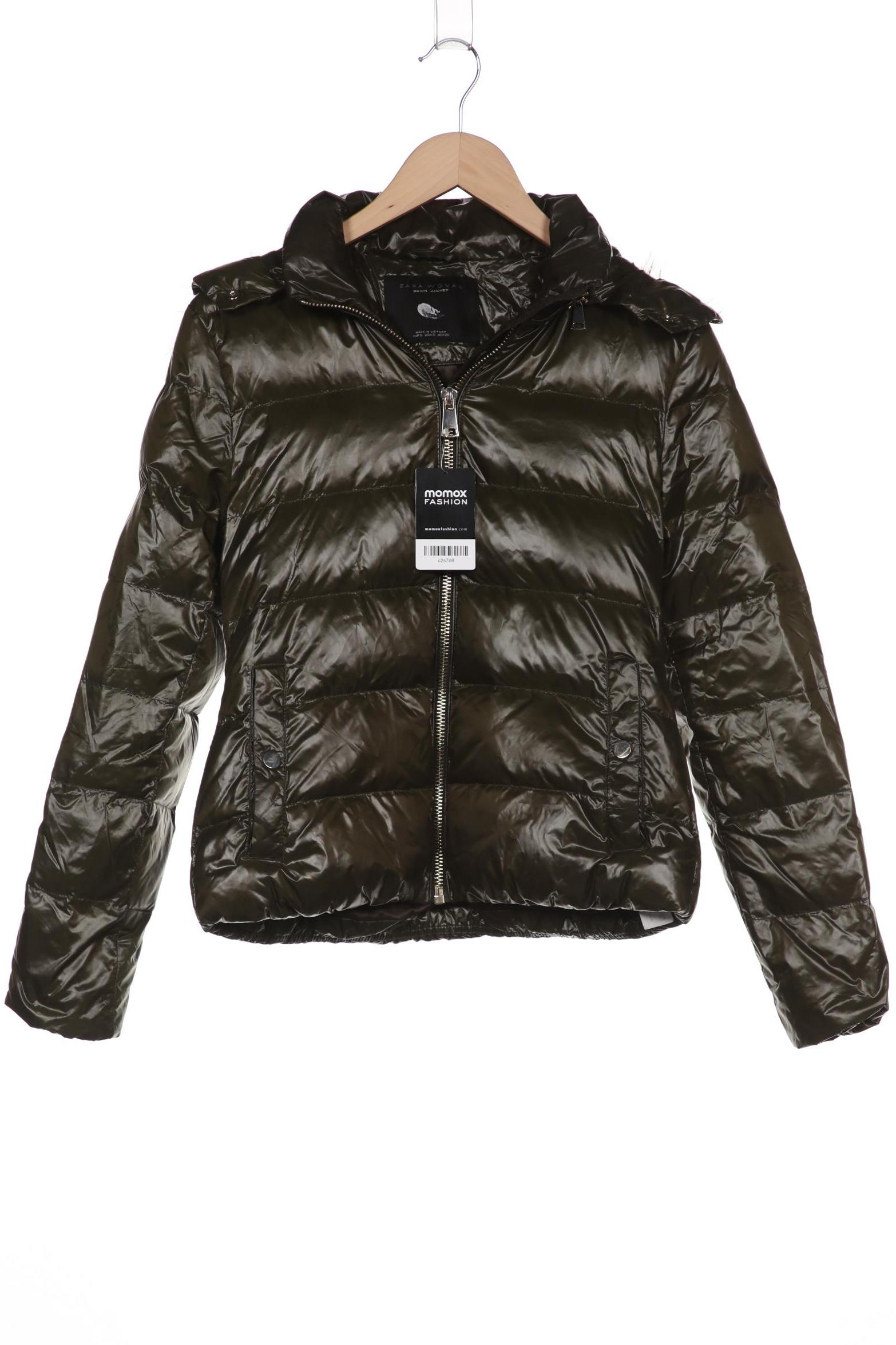 

ZARA Damen Jacke, grün