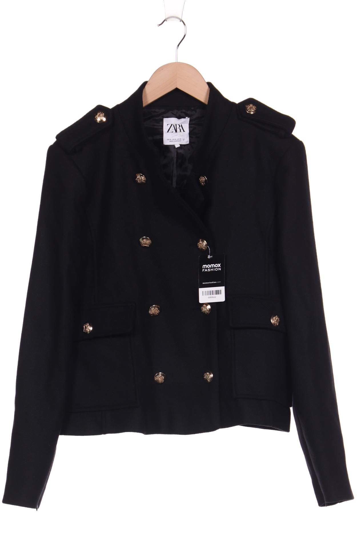 

ZARA Damen Jacke, schwarz