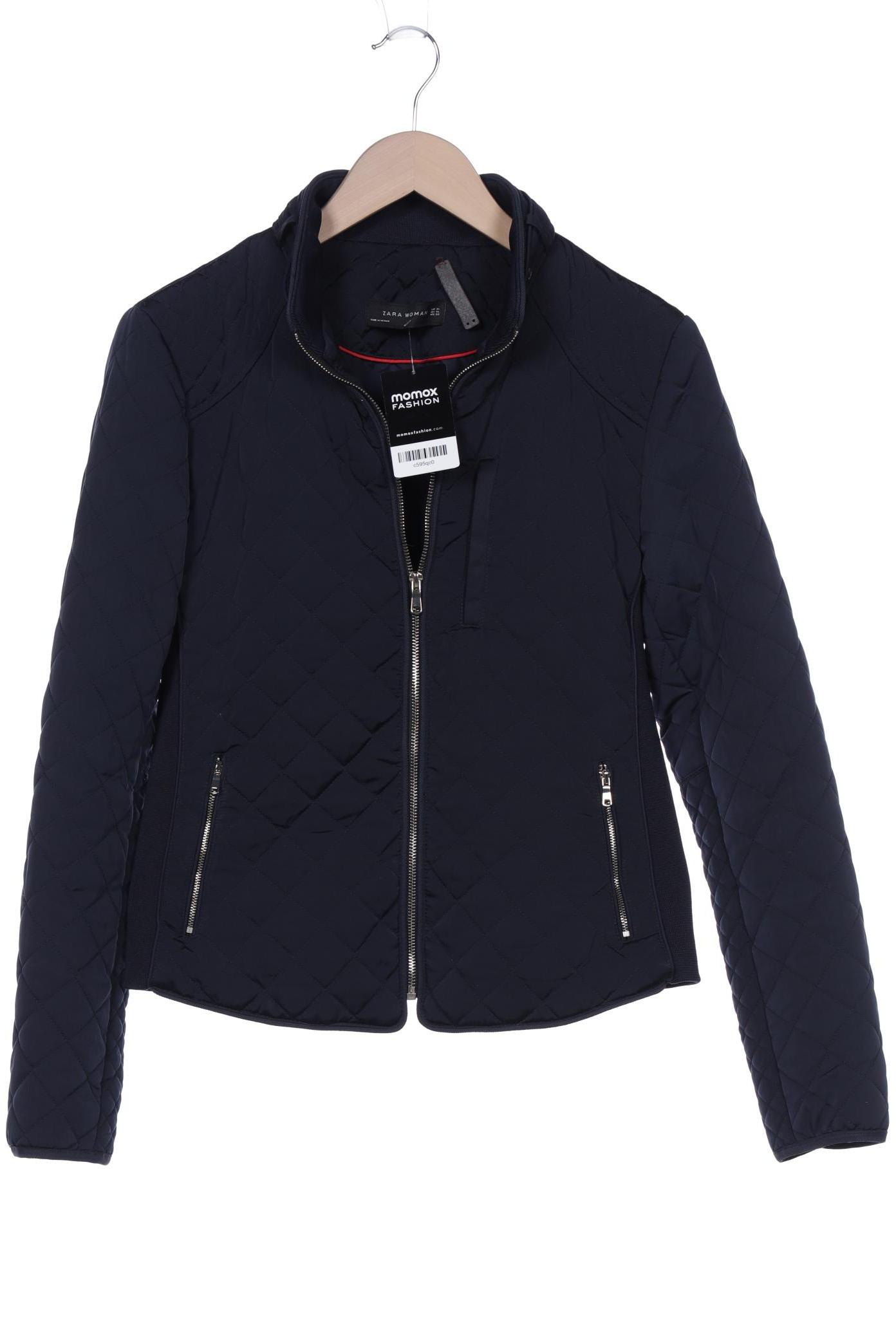 

ZARA Damen Jacke, marineblau