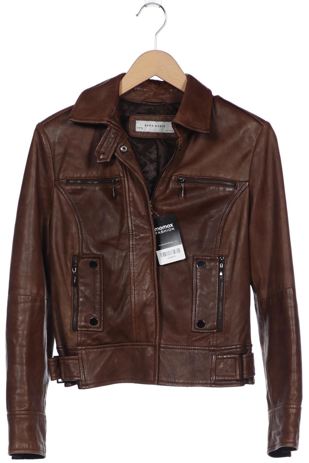 

ZARA Damen Jacke, braun