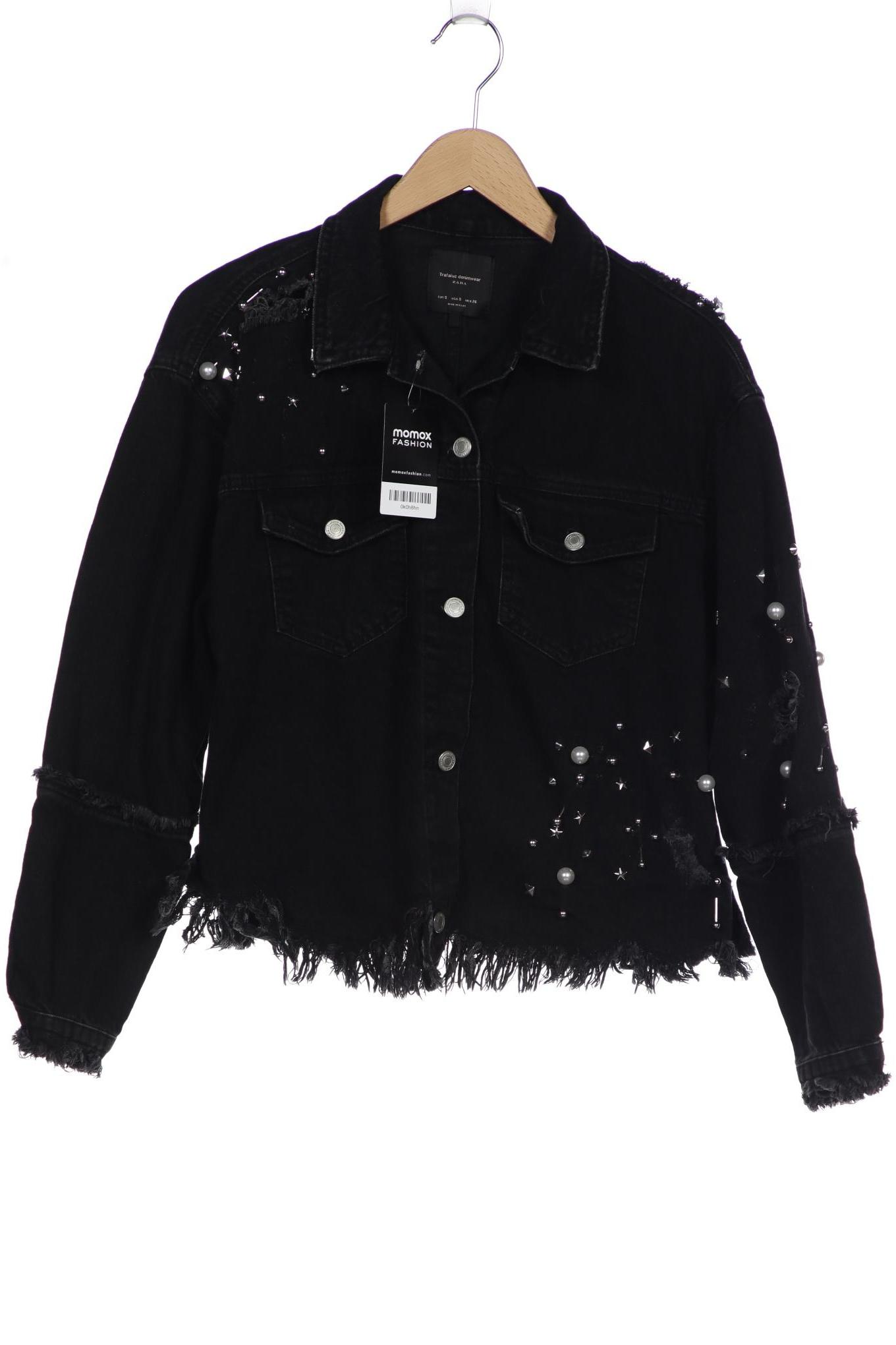

ZARA Damen Jacke, schwarz