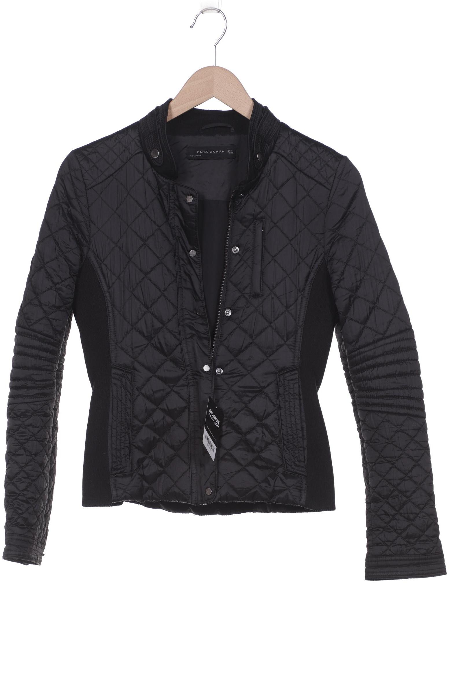 

ZARA Damen Jacke, schwarz