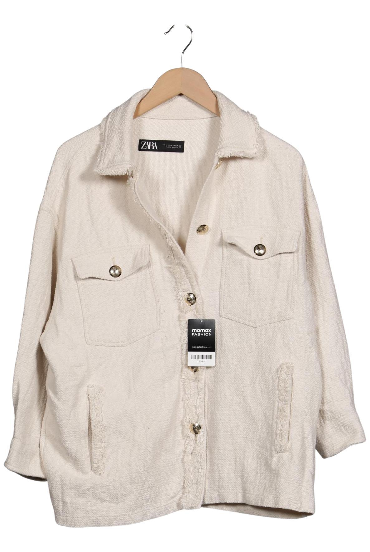 

Zara Damen Jacke, beige, Gr. 42