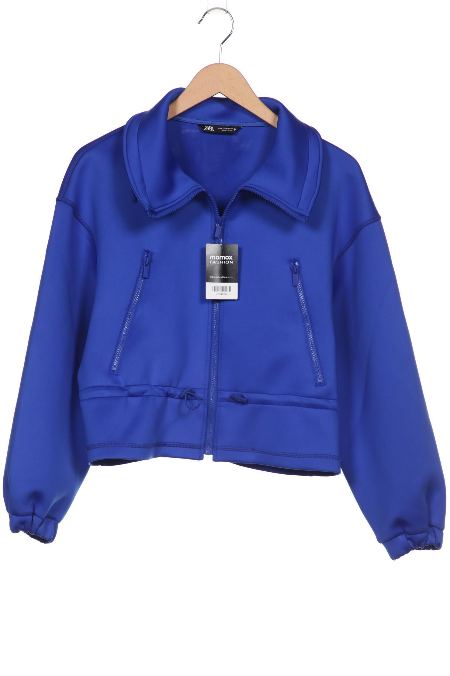 

ZARA Damen Jacke, blau