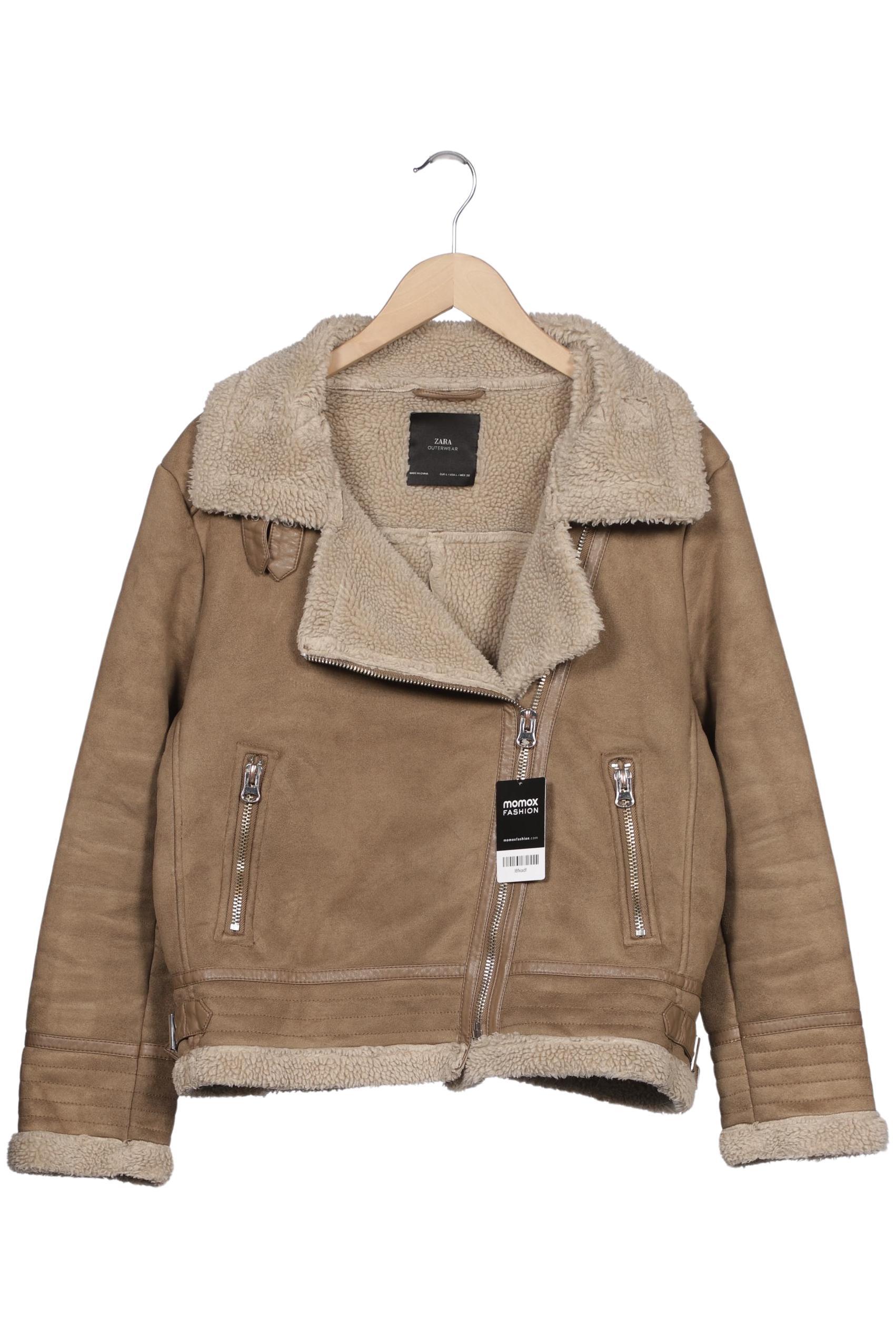 

Zara Damen Jacke, beige, Gr. 42