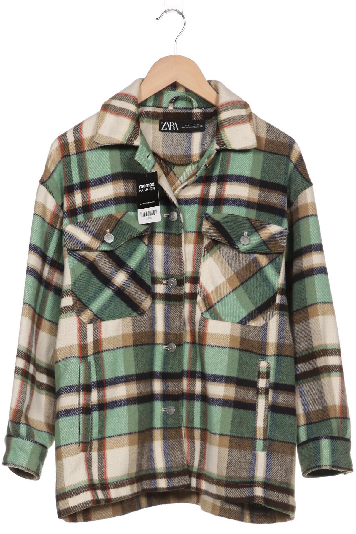 

ZARA Damen Jacke, grün
