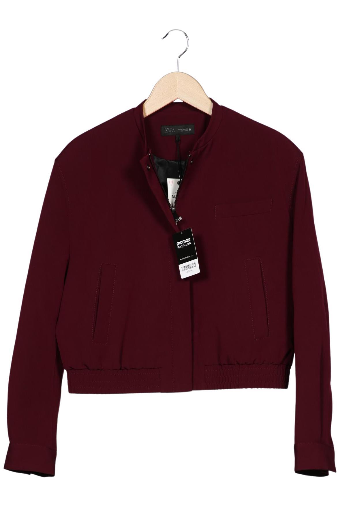 

Zara Damen Jacke, bordeaux, Gr. 38