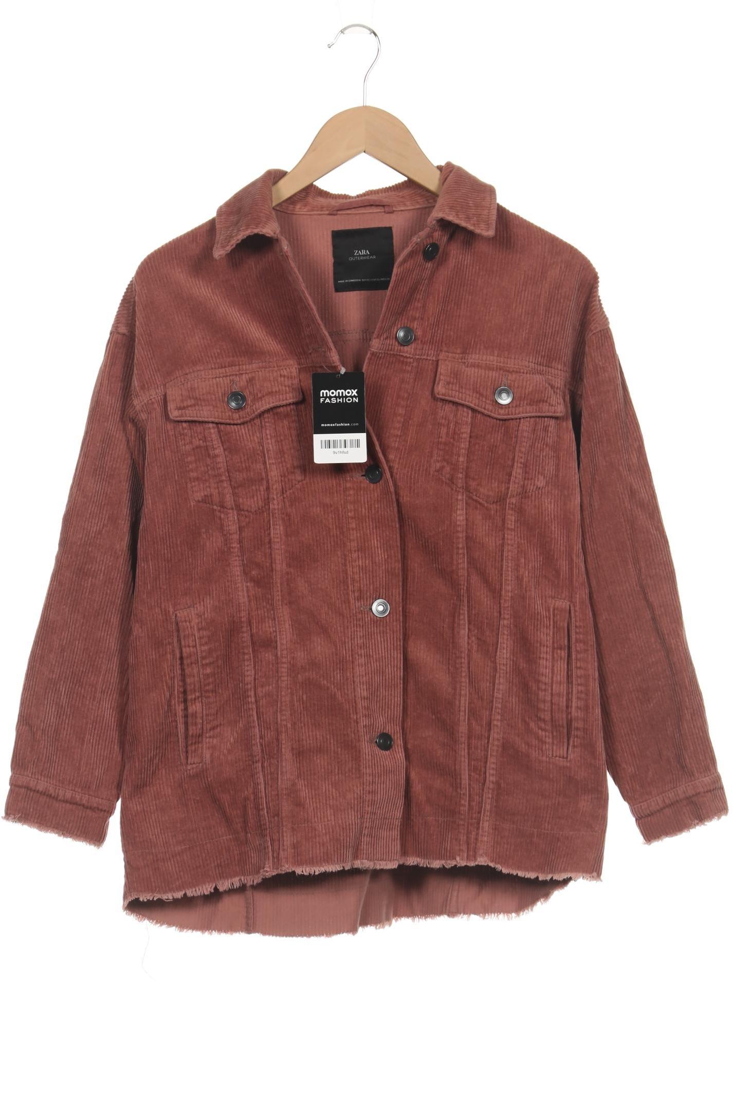 

Zara Damen Jacke, bordeaux, Gr. 34