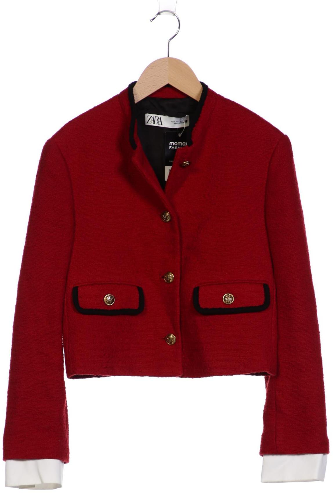 

Zara Damen Jacke, bordeaux, Gr. 36