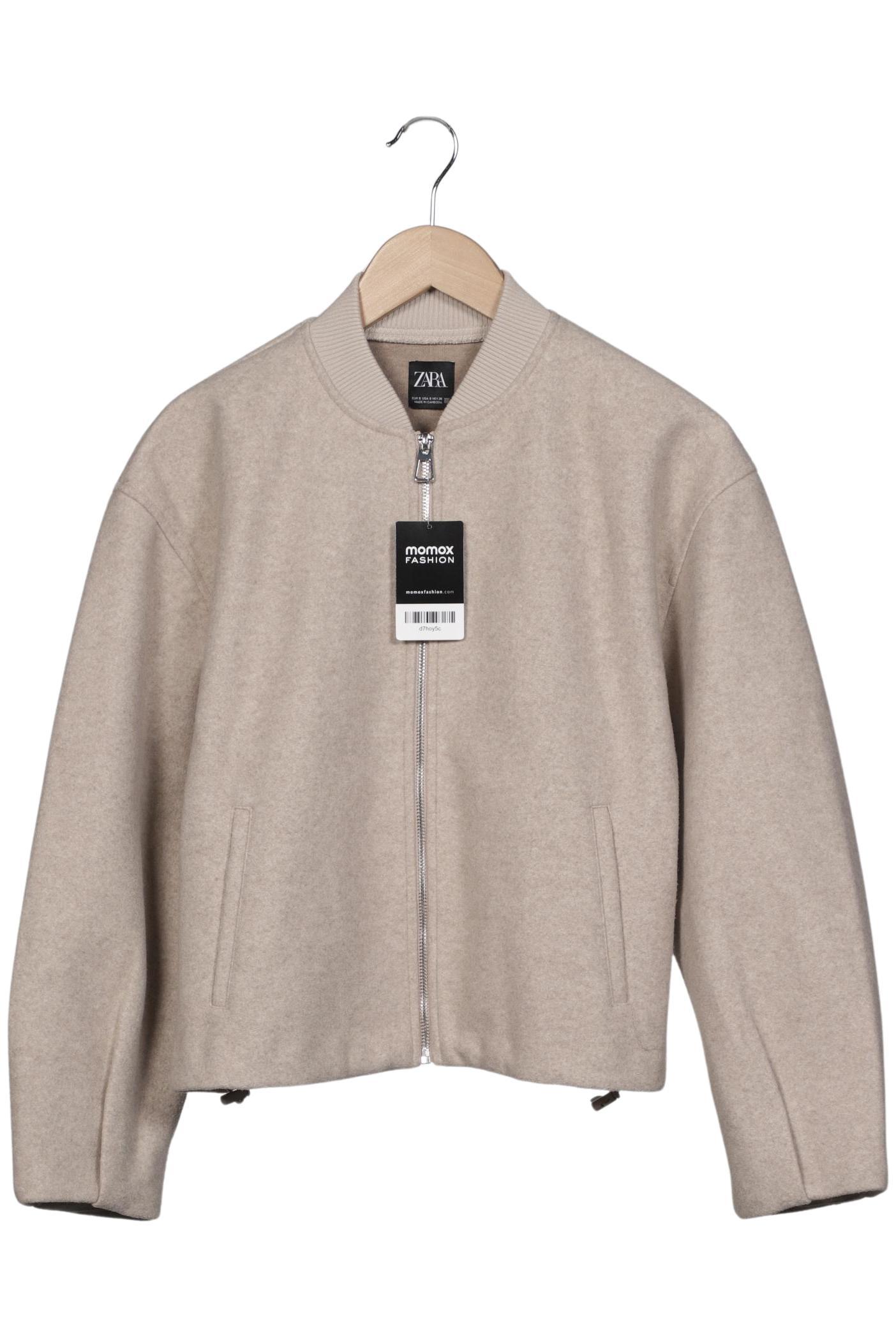 

Zara Damen Jacke, beige, Gr. 36