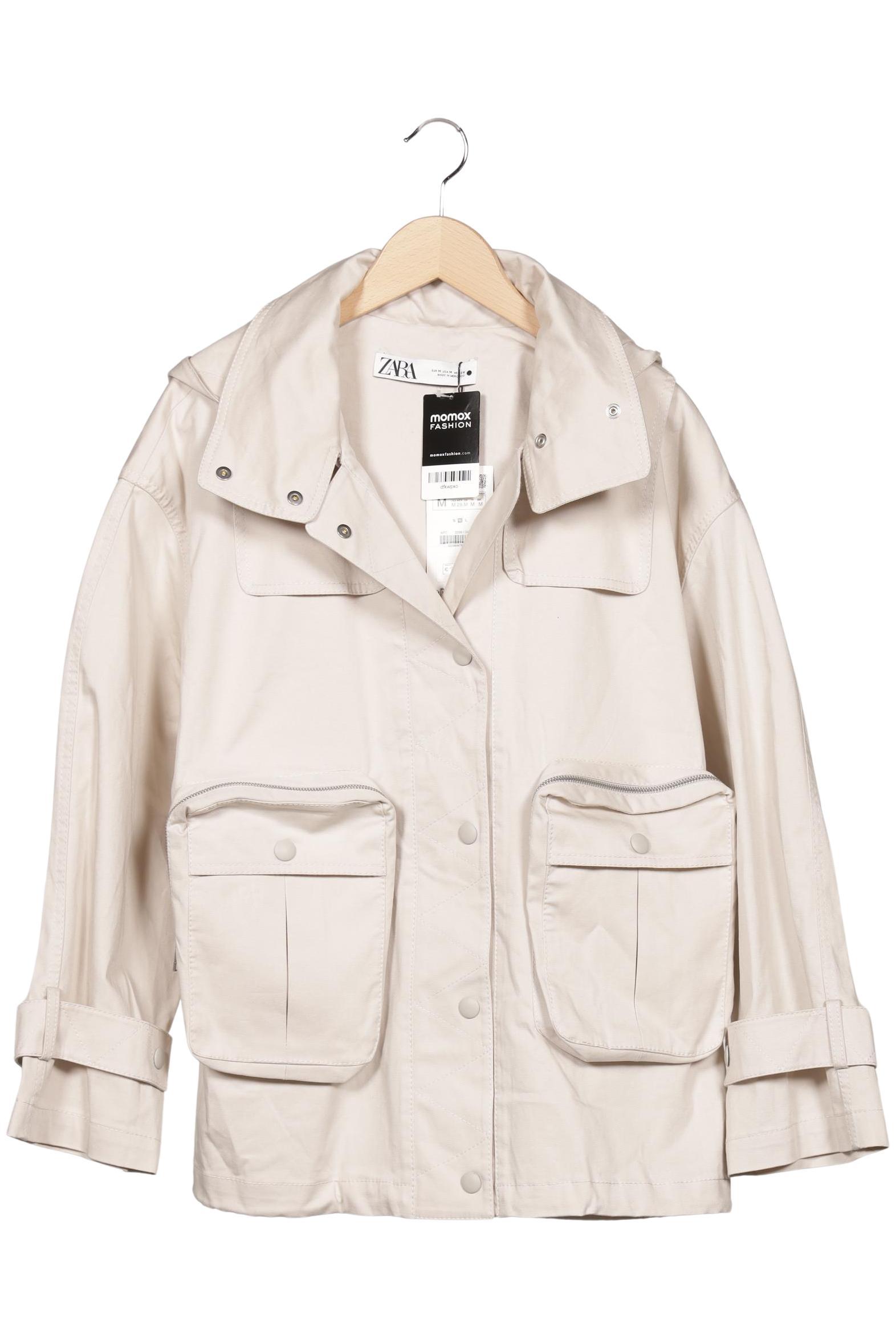 

Zara Damen Jacke, beige, Gr. 38