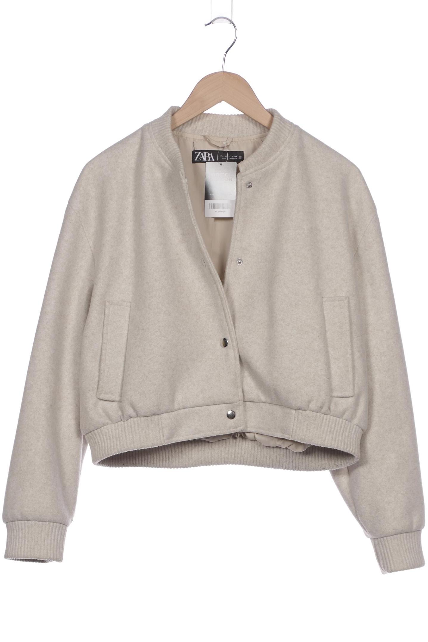 

Zara Damen Jacke, beige, Gr. 42