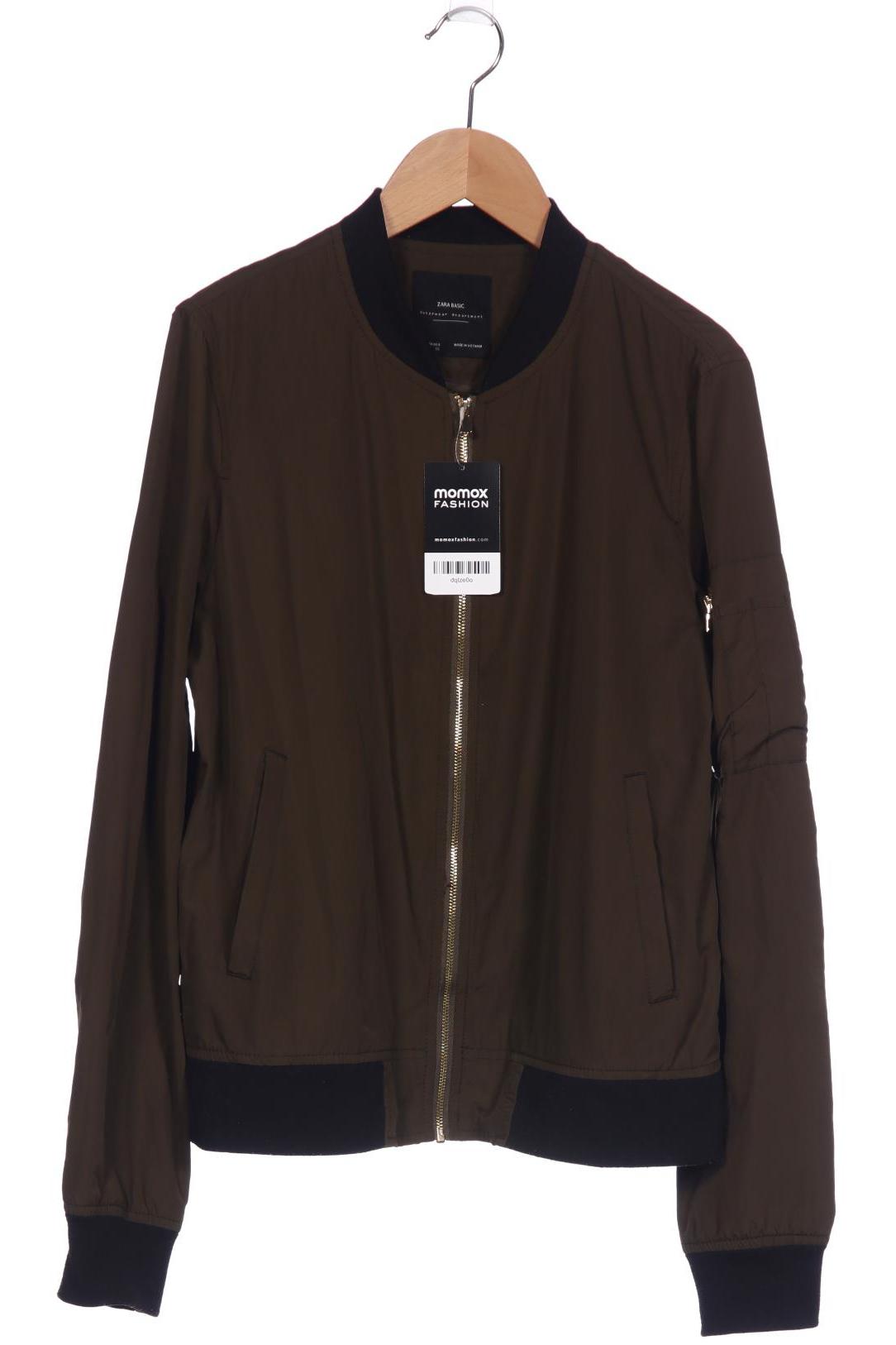 

ZARA Damen Jacke, grün