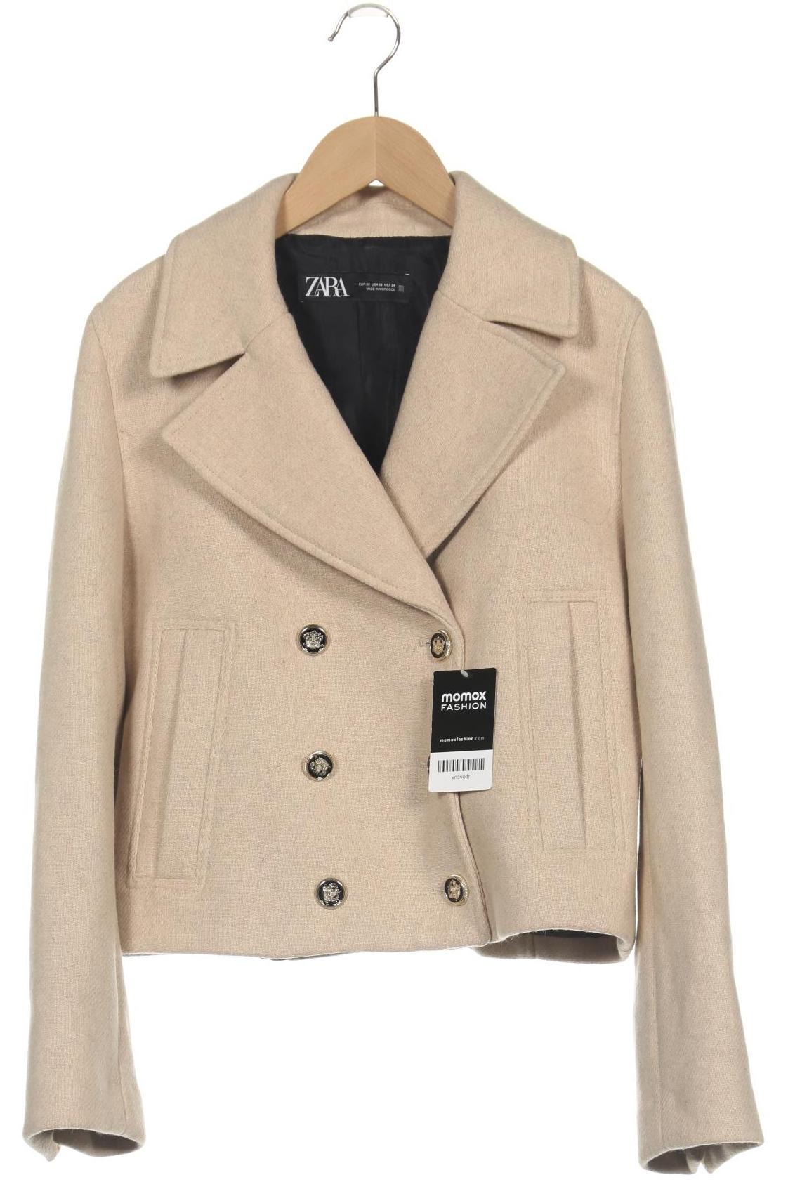 

Zara Damen Jacke, beige, Gr. 34