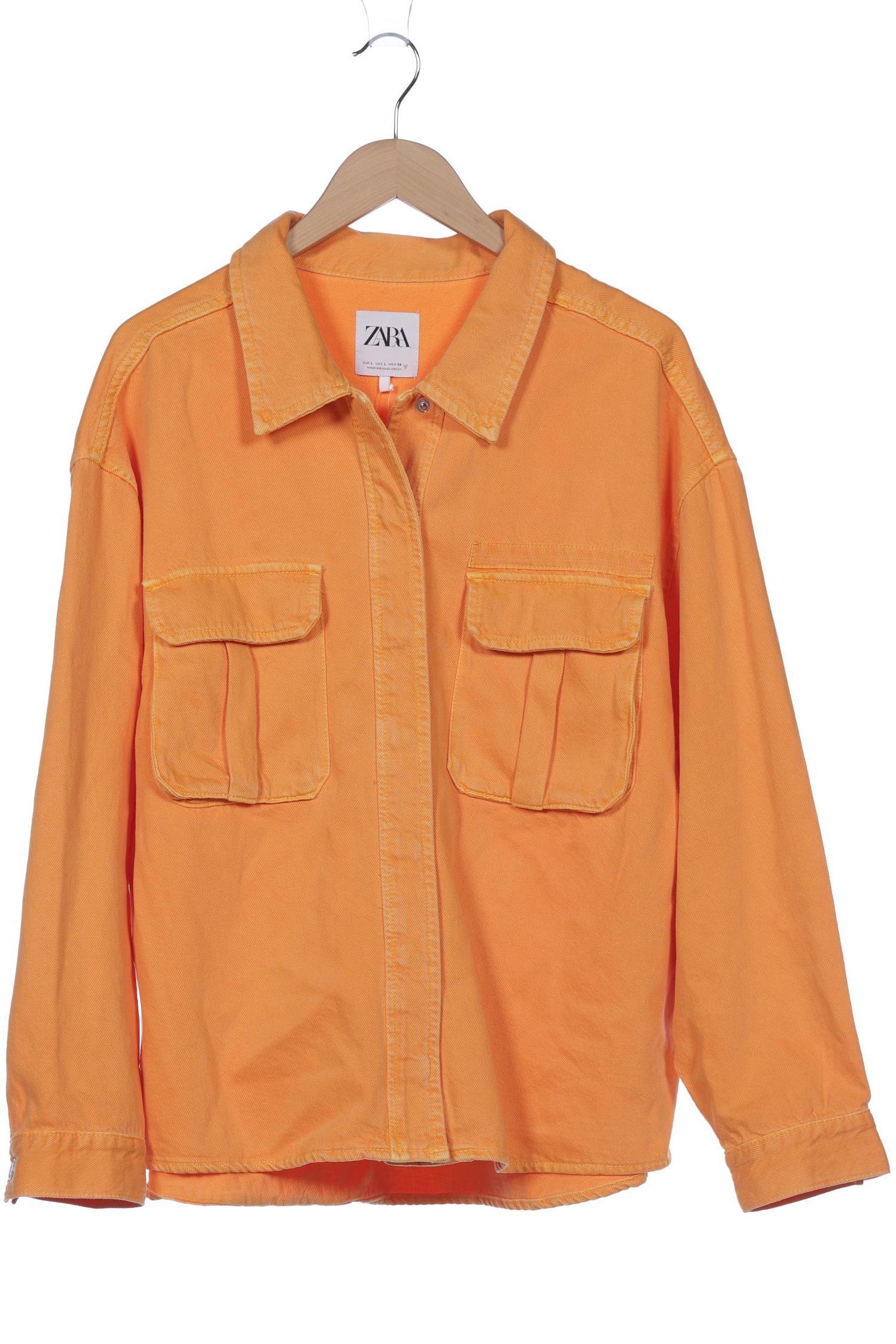 

ZARA Damen Jacke, orange