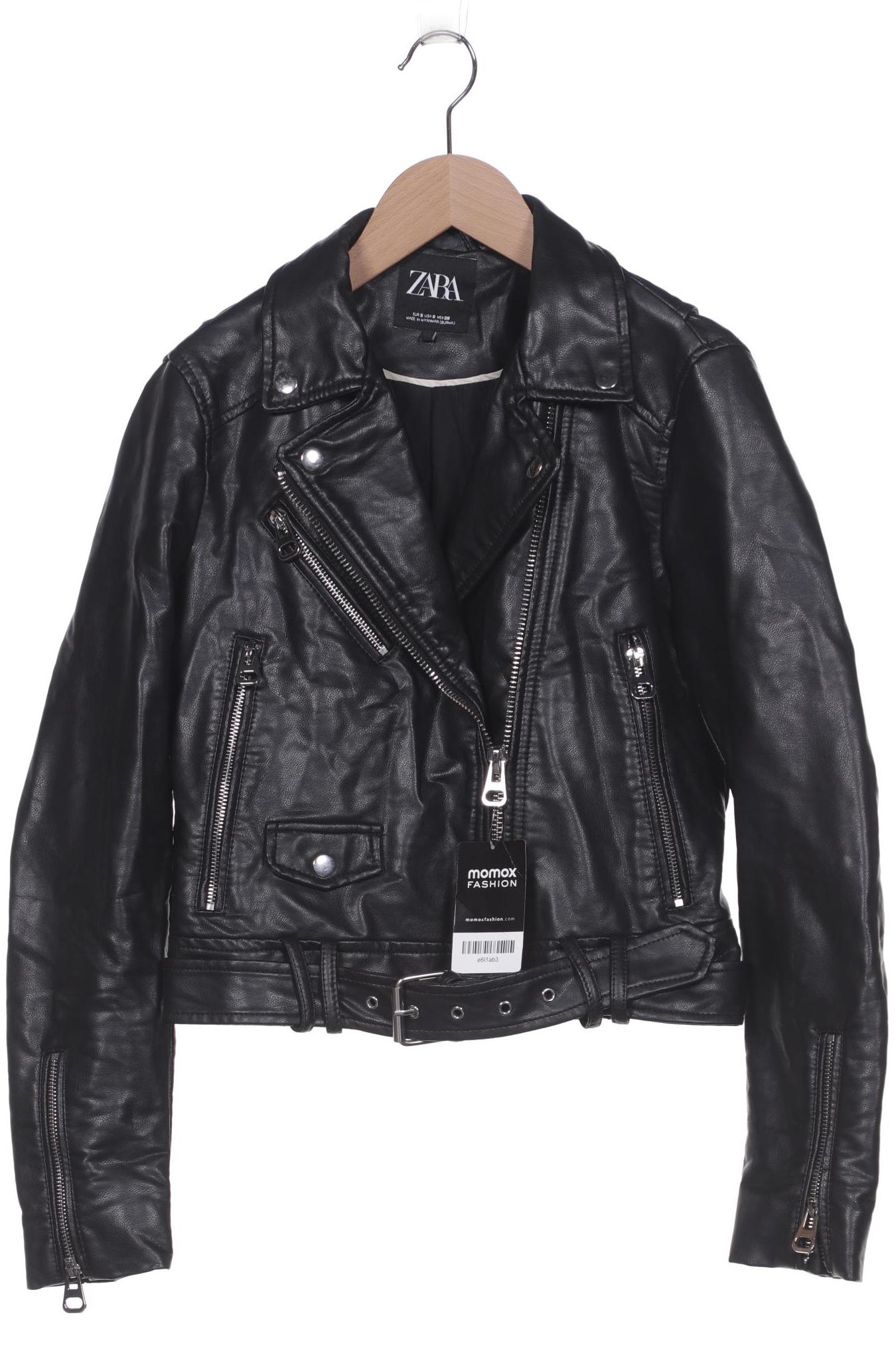 

ZARA Damen Jacke, schwarz