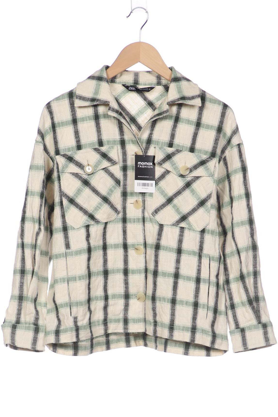 

ZARA Damen Jacke, cremeweiß