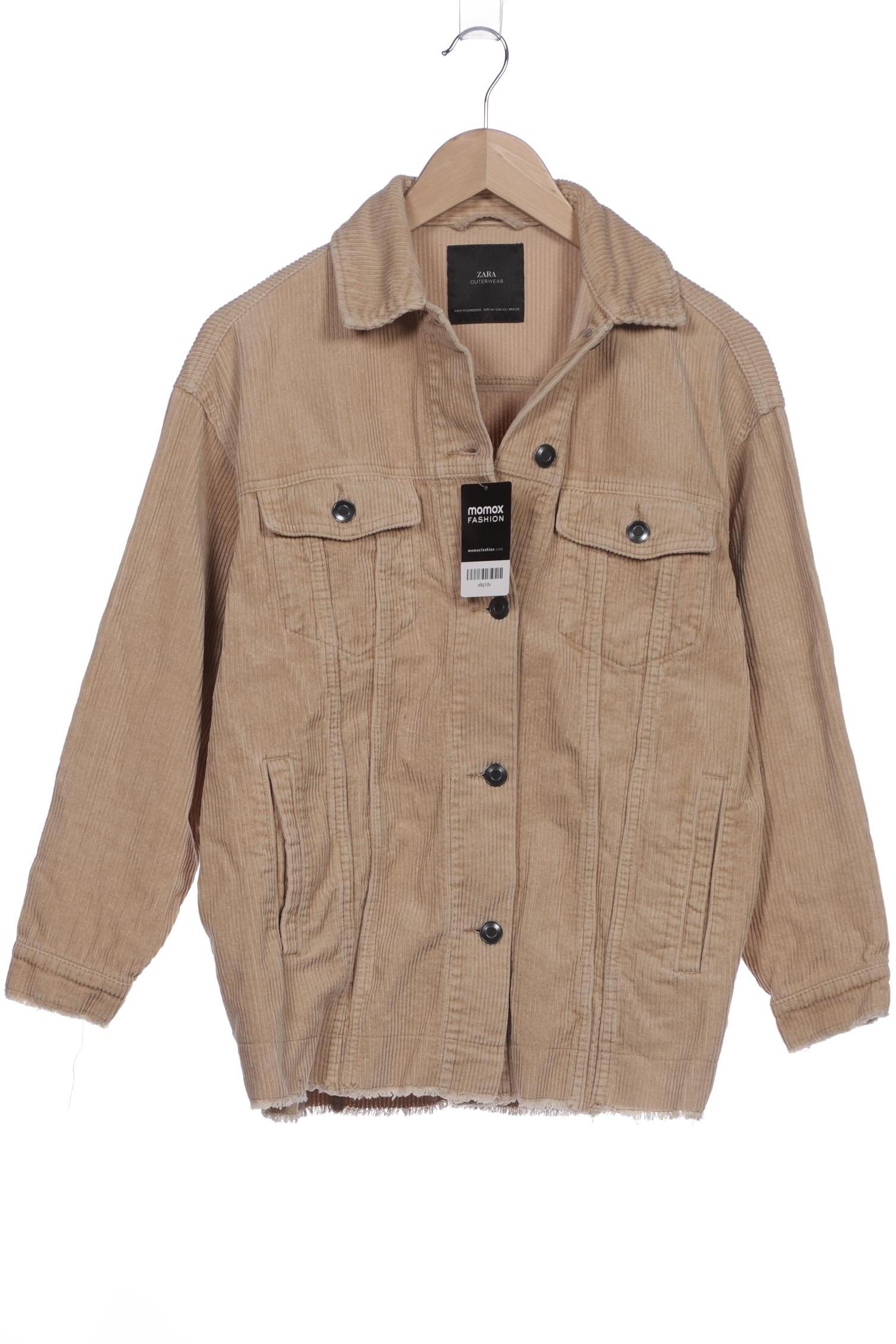 

Zara Damen Jacke, beige, Gr. 34