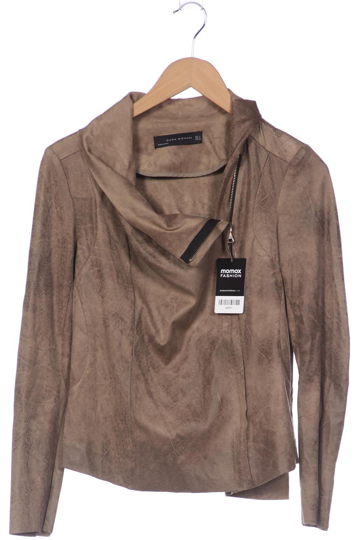 

ZARA Damen Jacke, braun