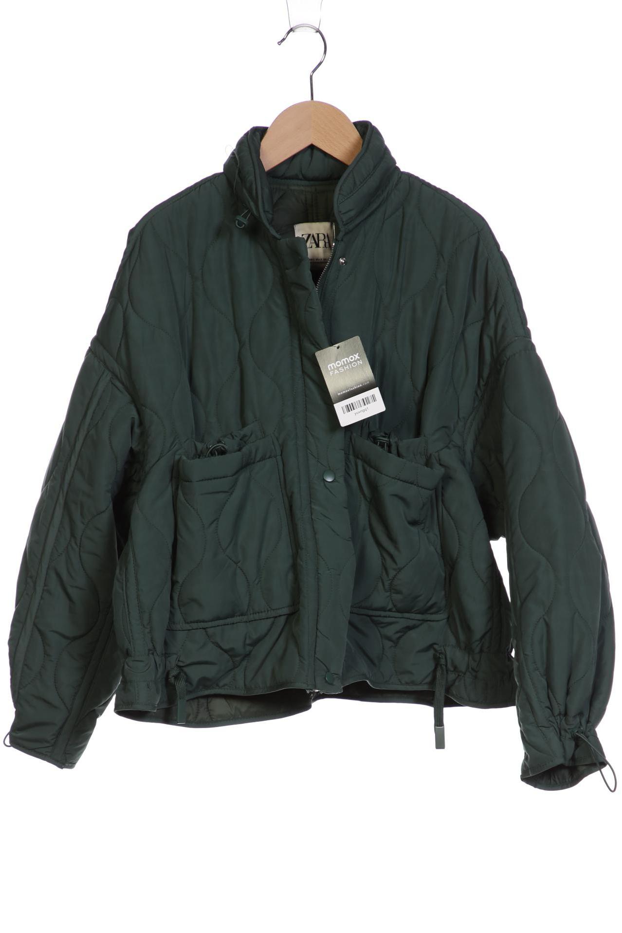 

ZARA Damen Jacke, grün
