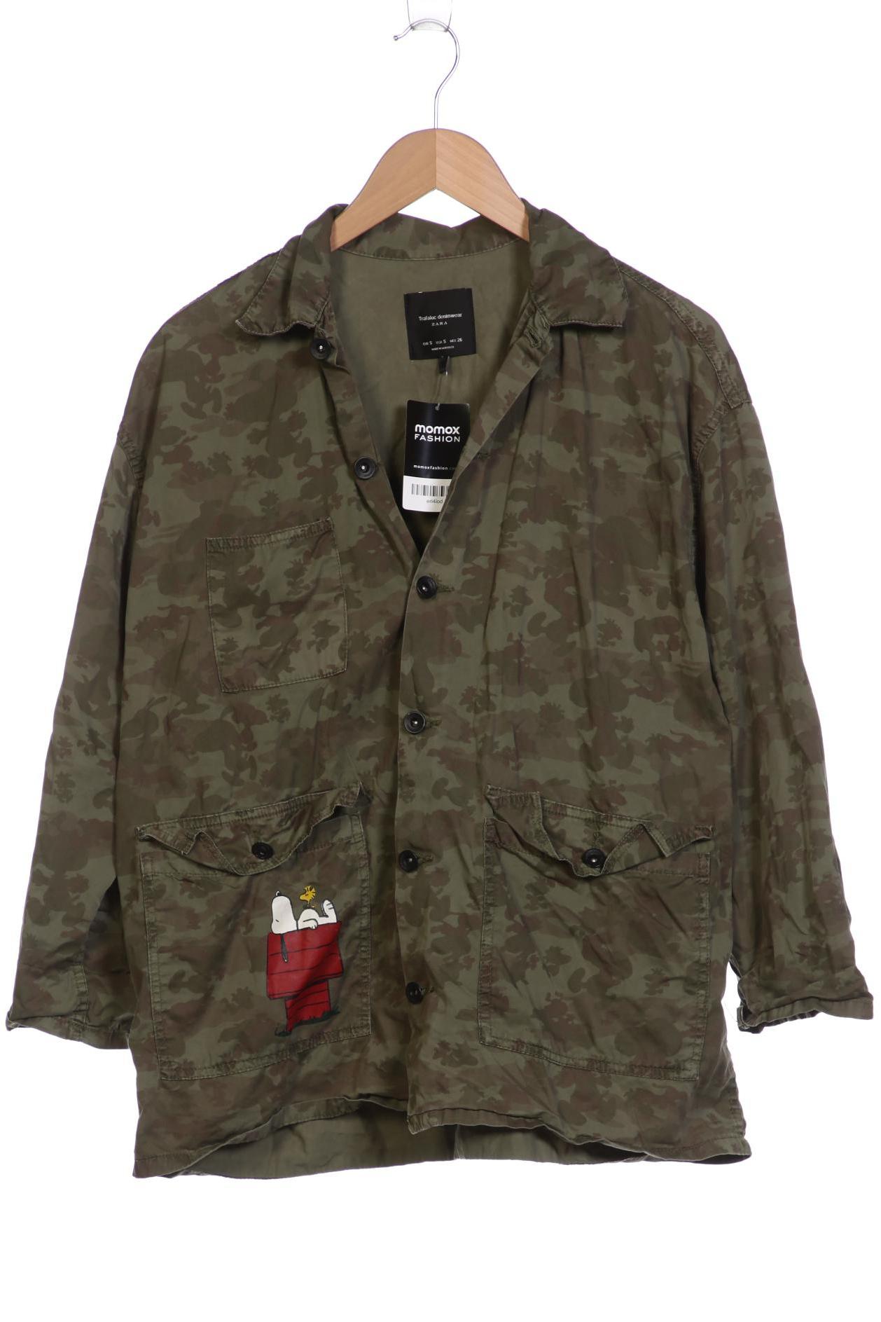 

ZARA Damen Jacke, grün