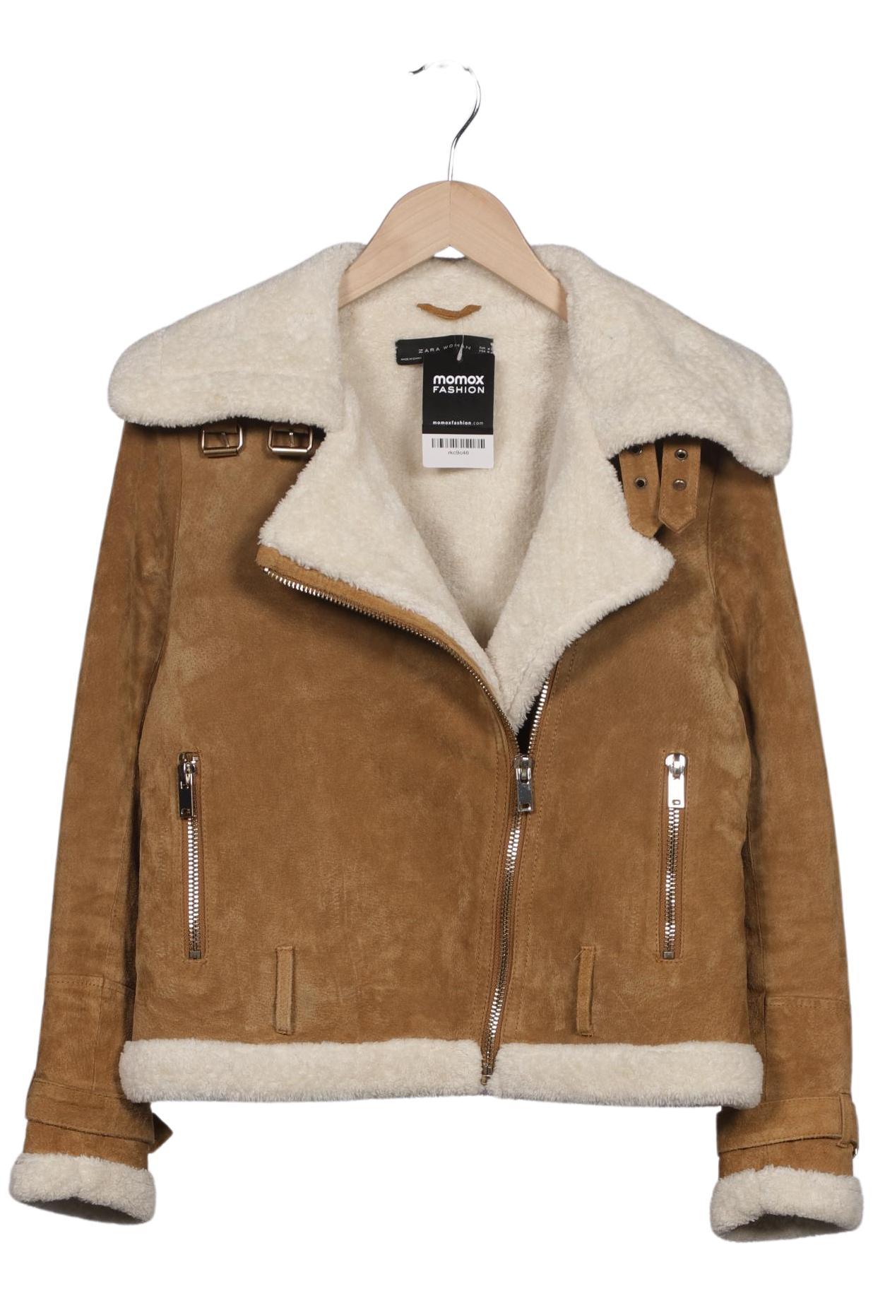 

Zara Damen Jacke, beige, Gr. 38