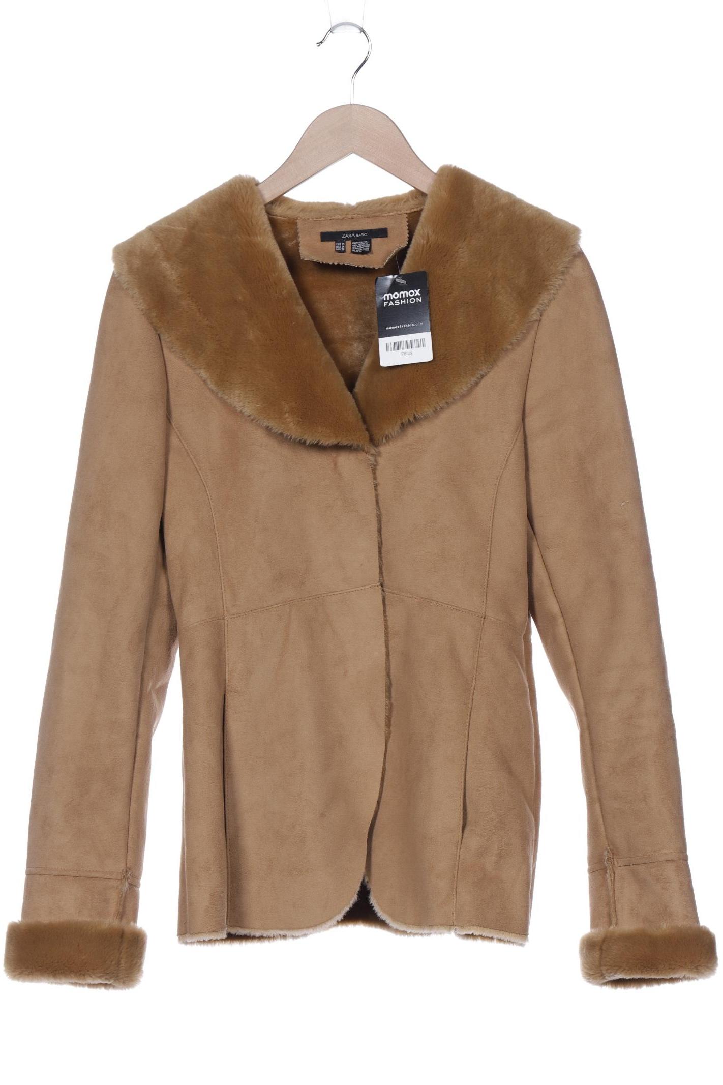 

Zara Damen Jacke, beige, Gr. 38