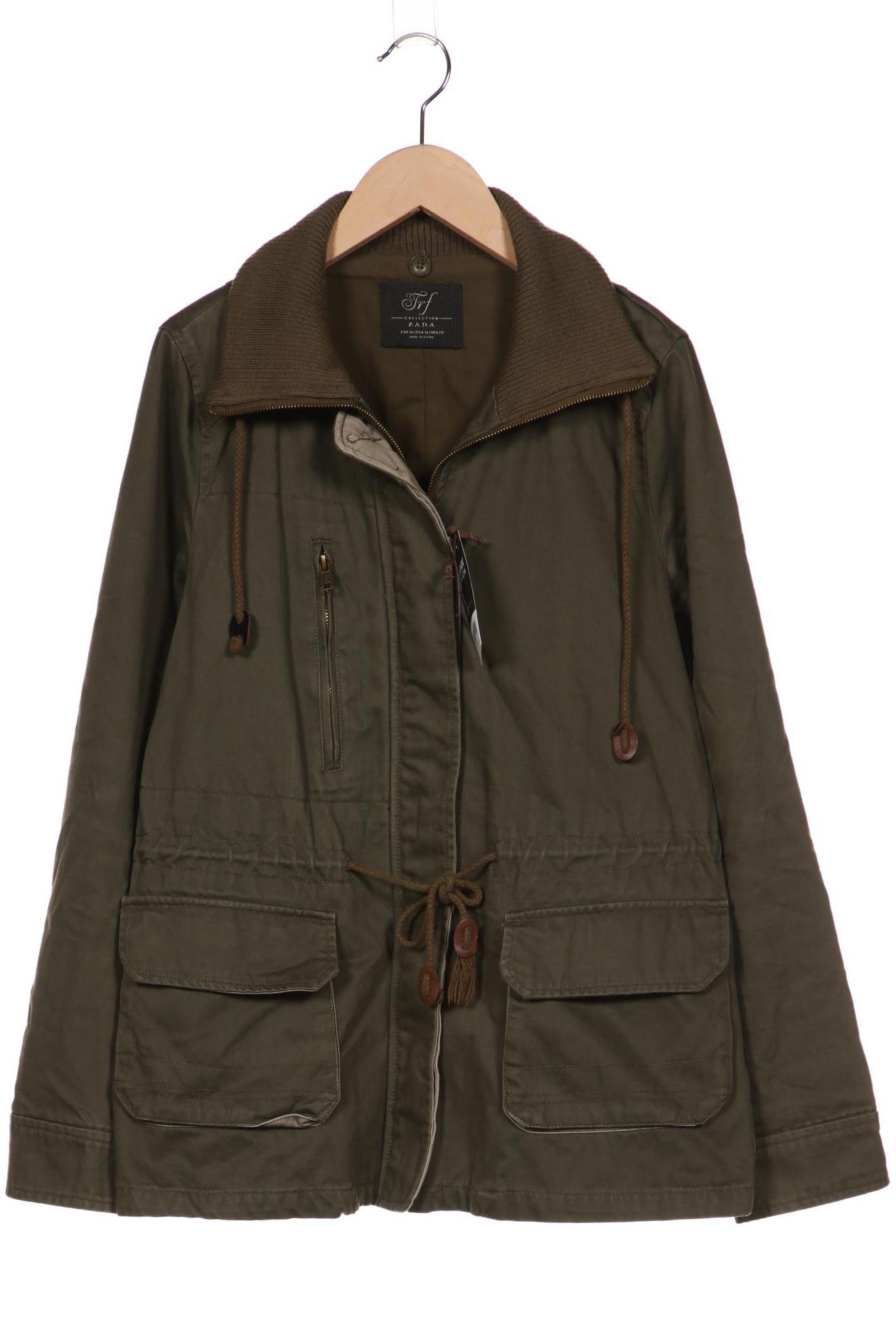 

ZARA Damen Jacke, grün