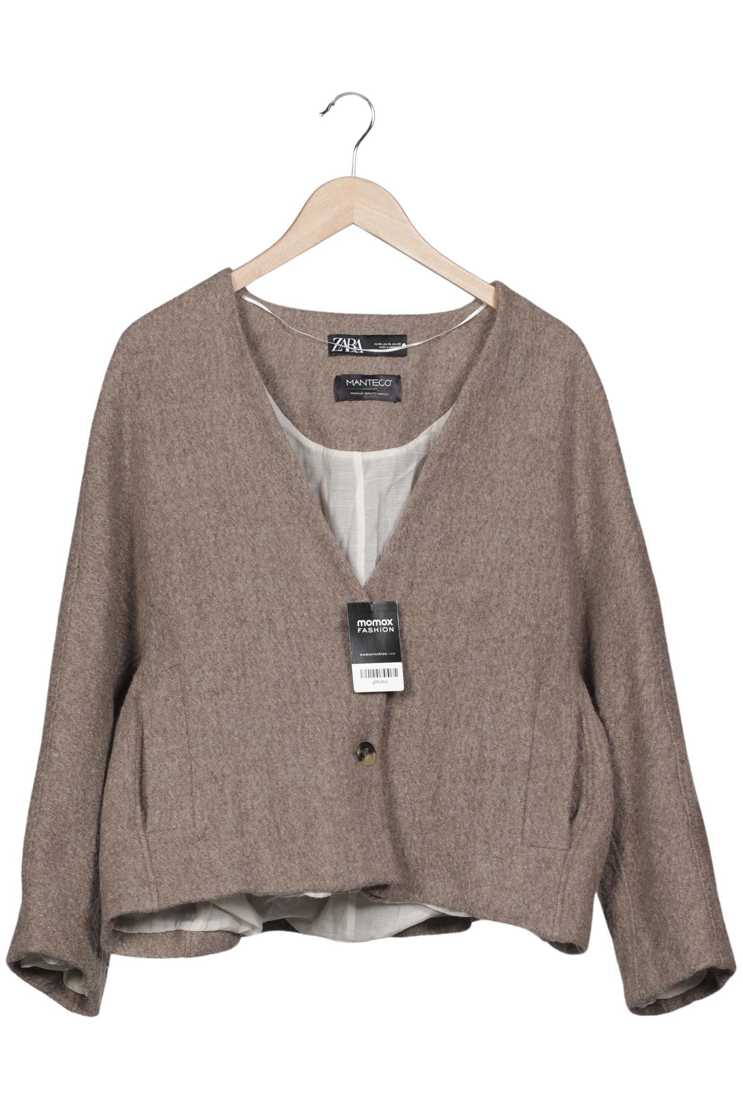 

Zara Damen Jacke, beige, Gr. 44