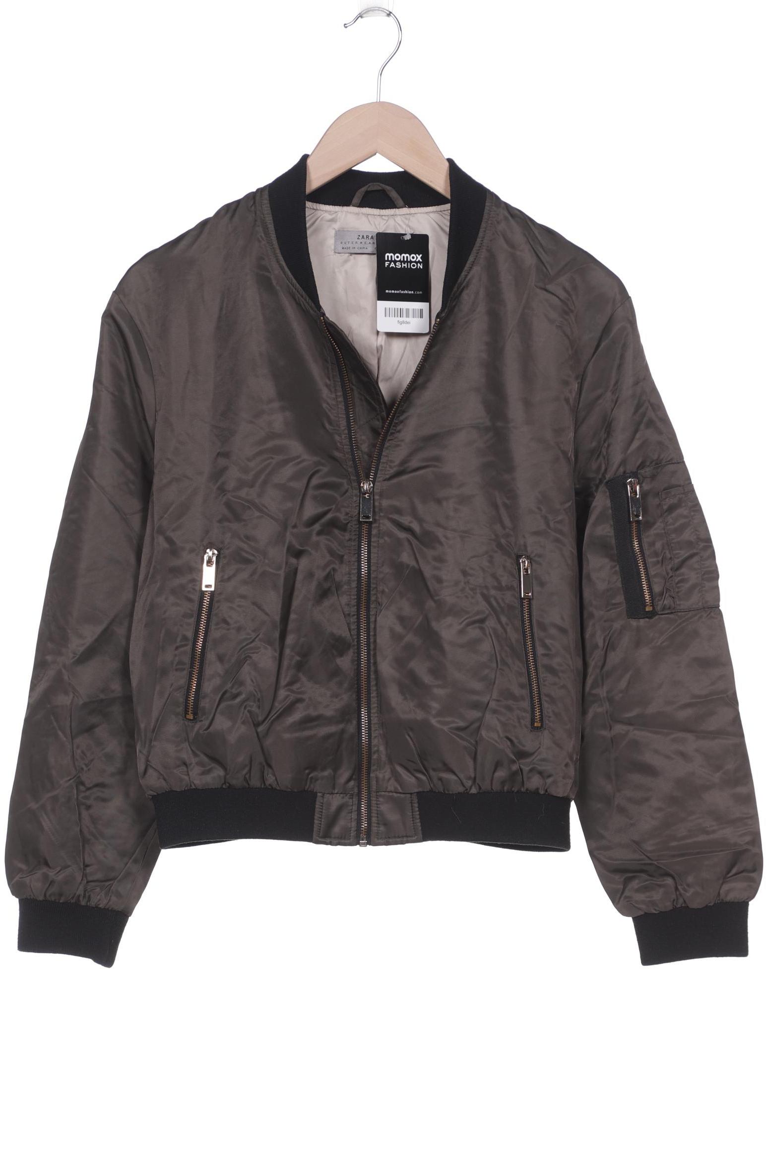 

ZARA Damen Jacke, grün