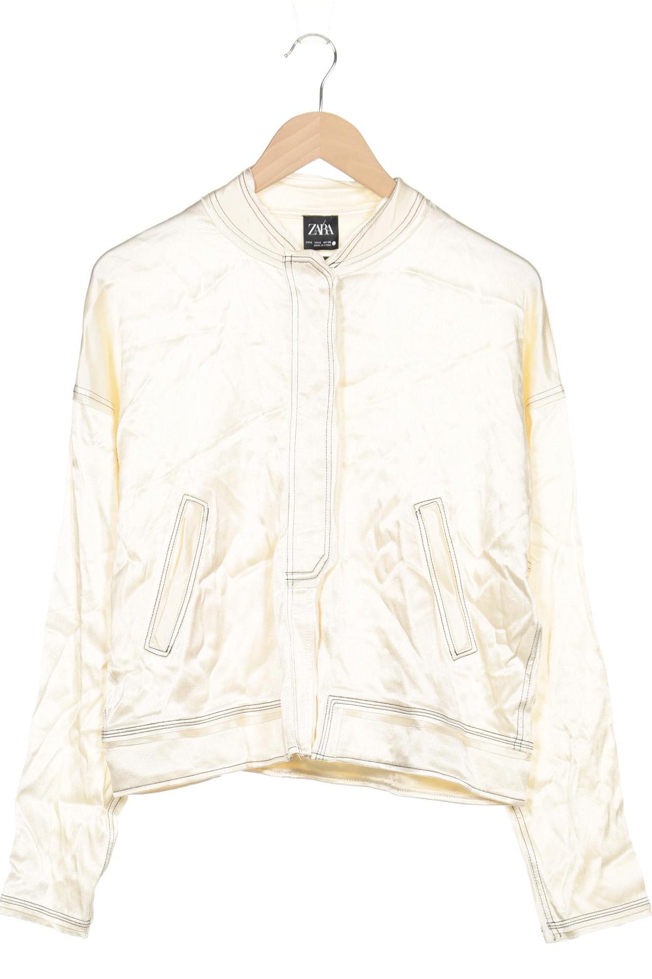 

Zara Damen Jacke, cremeweiß, Gr. 36