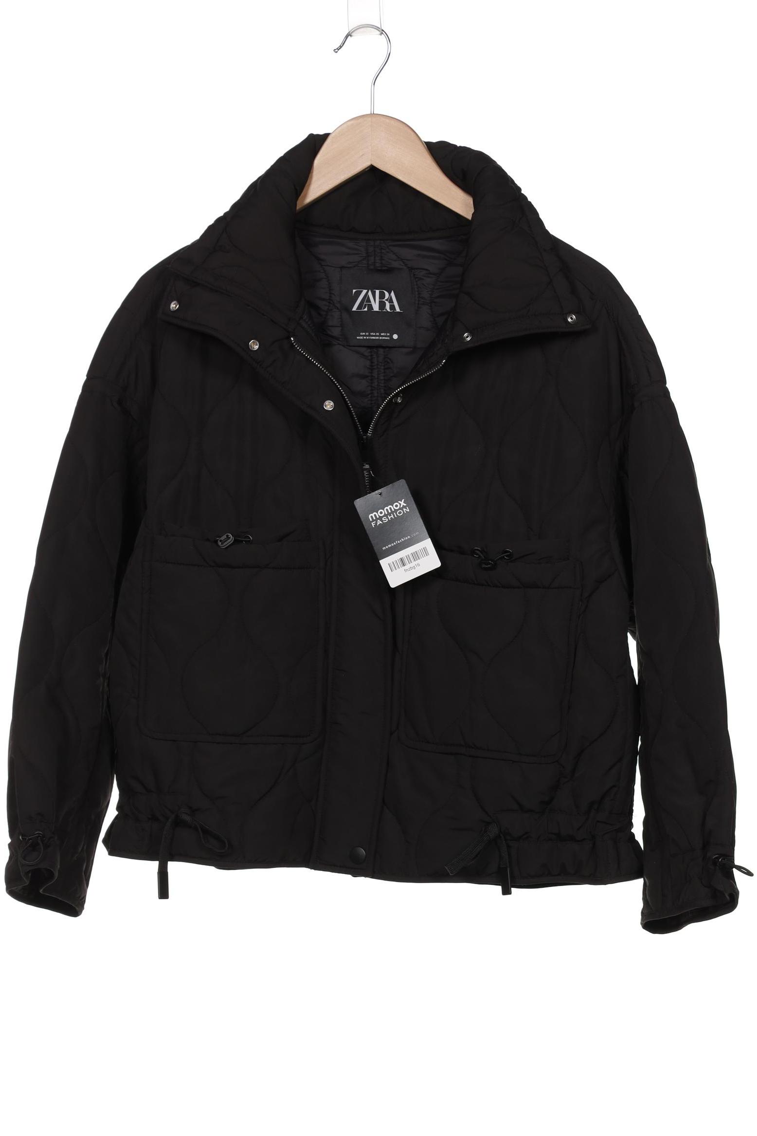 

ZARA Damen Jacke, schwarz