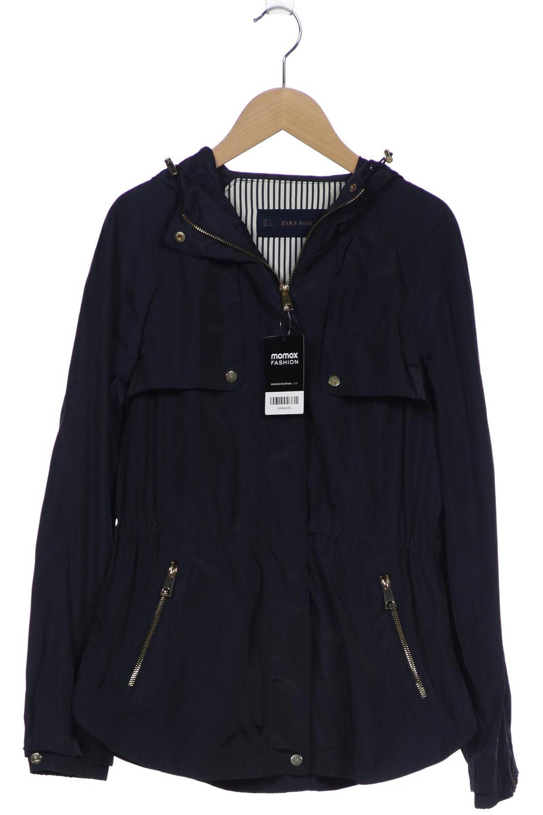 

ZARA Damen Jacke, marineblau