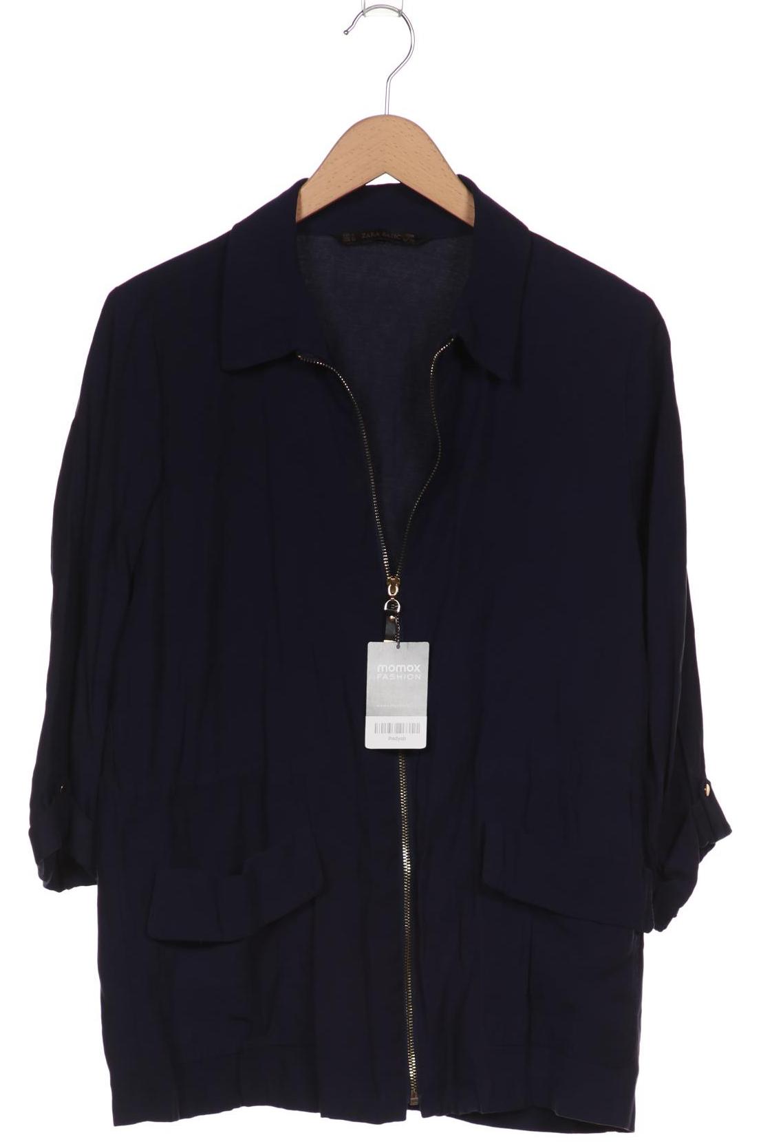 

ZARA Damen Jacke, marineblau