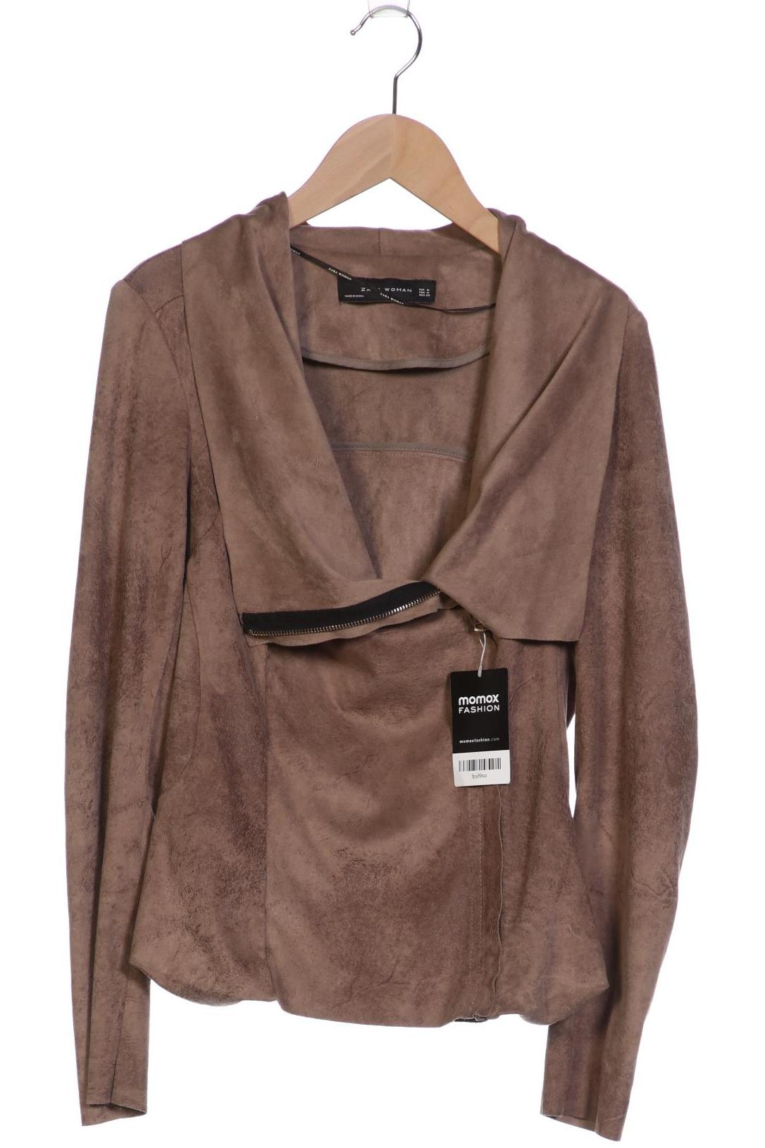 

ZARA Damen Jacke, braun