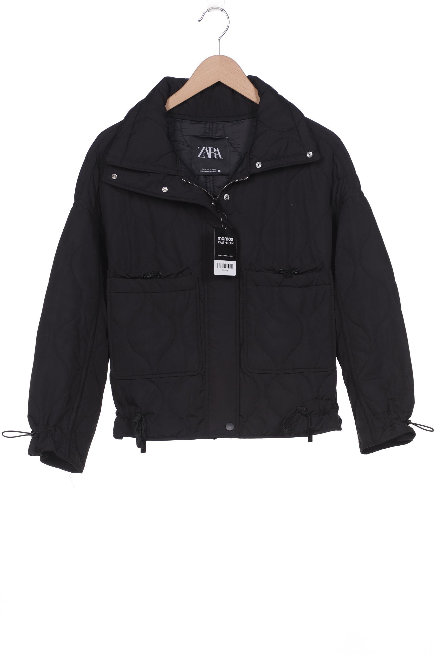 

ZARA Damen Jacke, schwarz