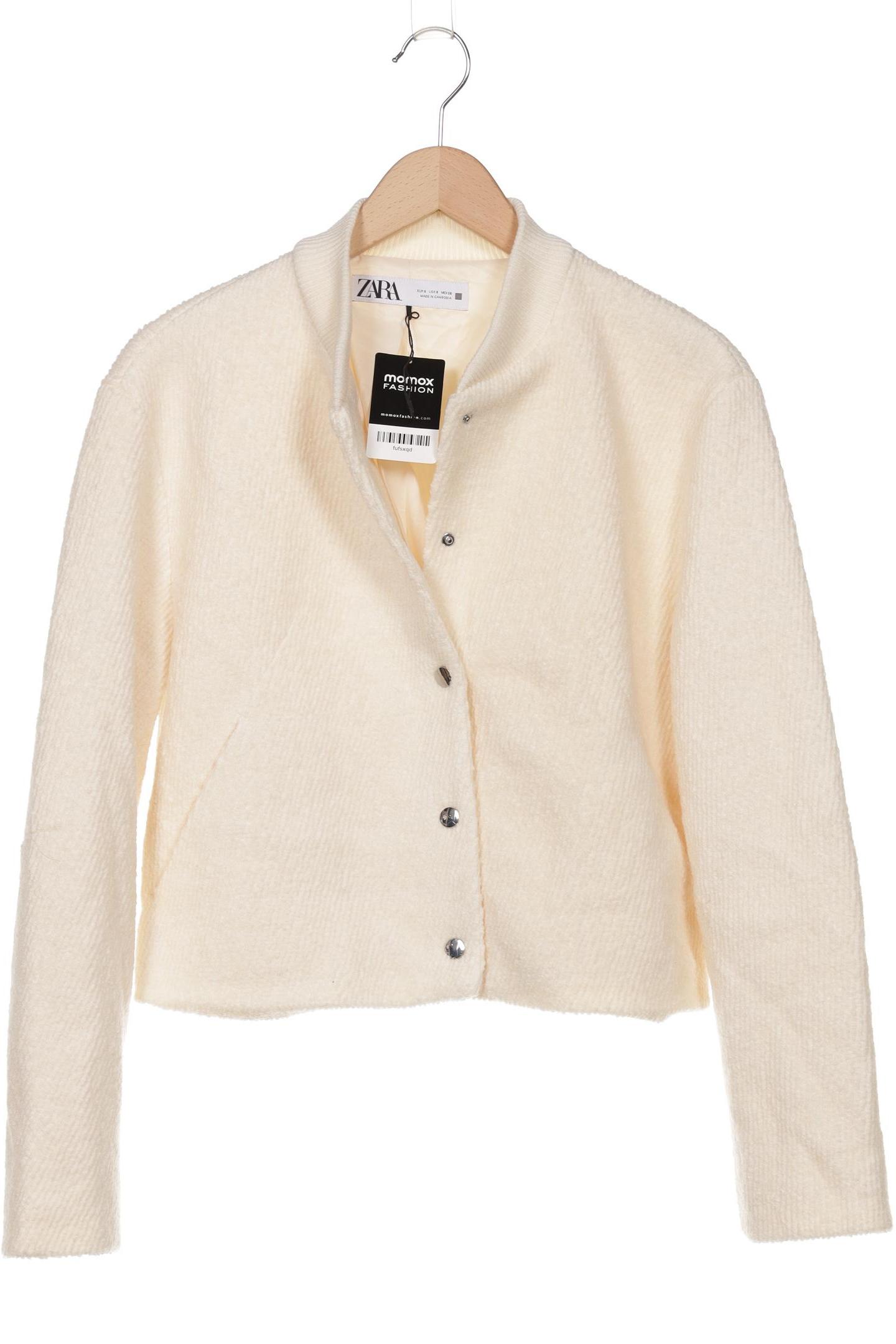 

Zara Damen Jacke, cremeweiß, Gr. 36