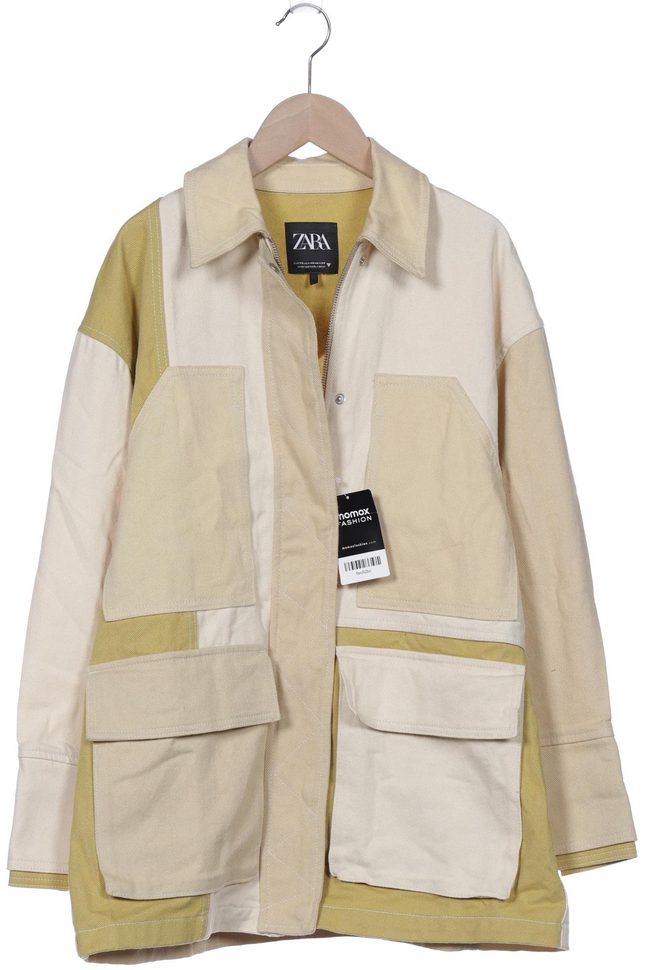 

Zara Damen Jacke, beige, Gr. 34