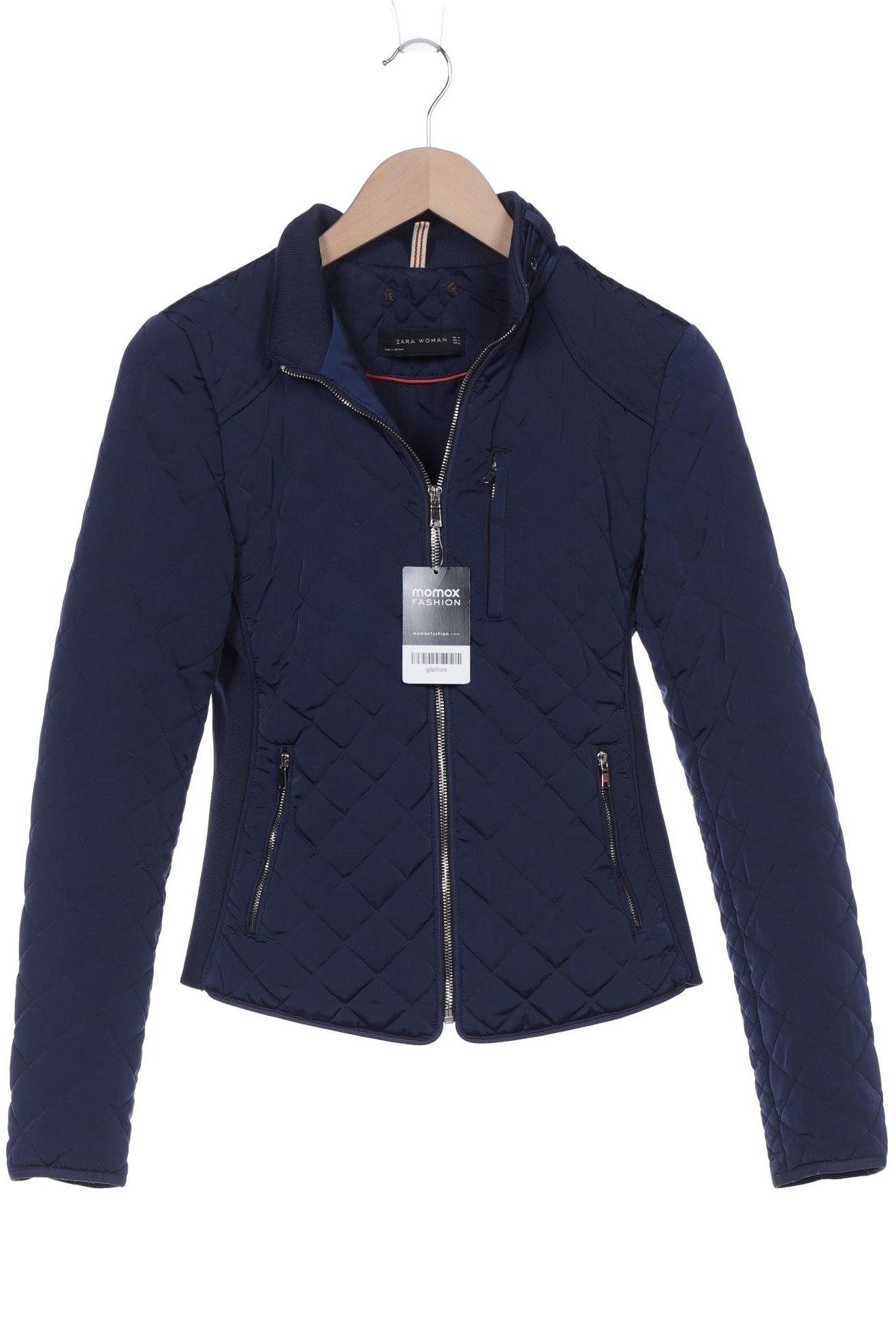 

Zara Damen Jacke, marineblau, Gr. 38