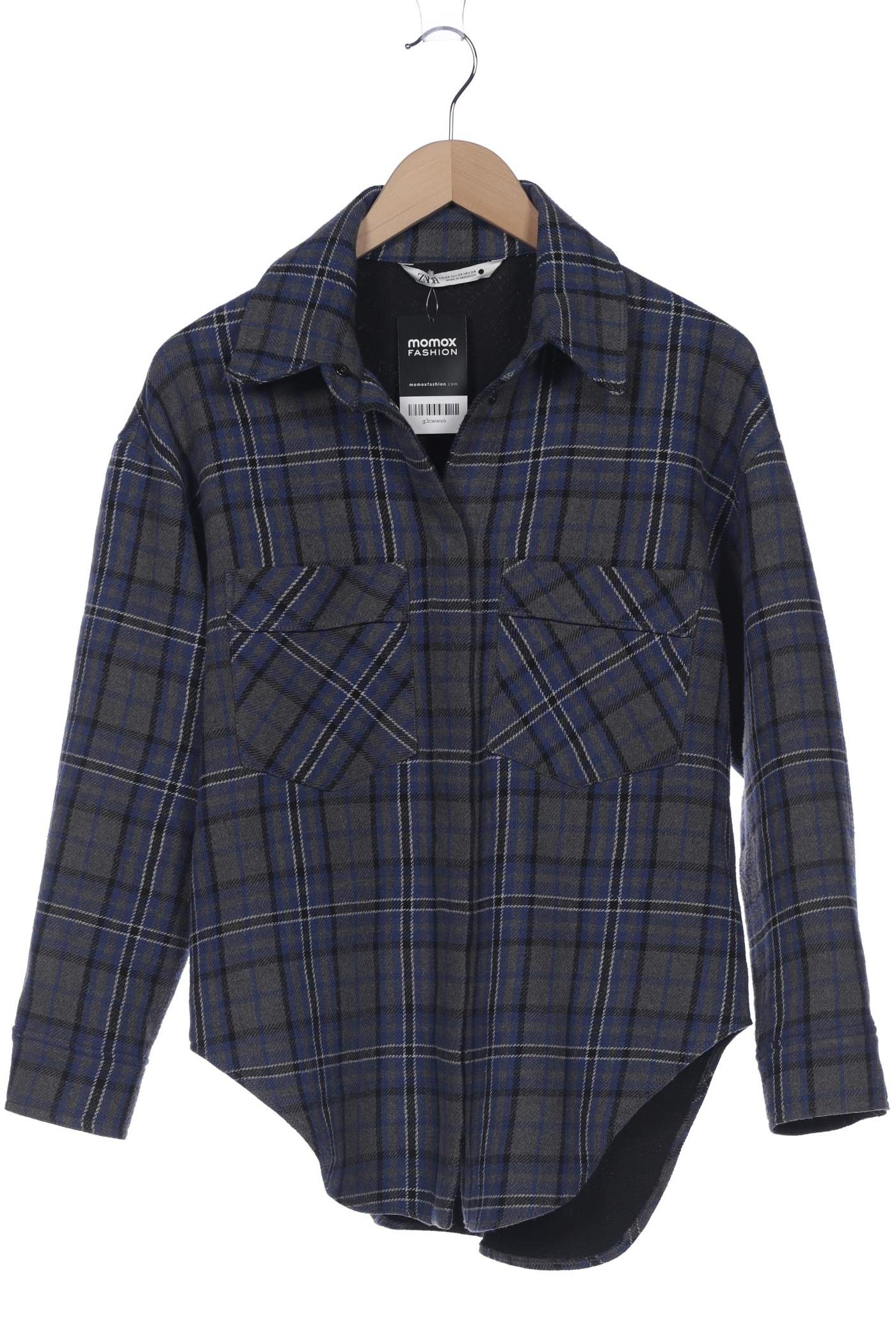 

ZARA Damen Jacke, marineblau