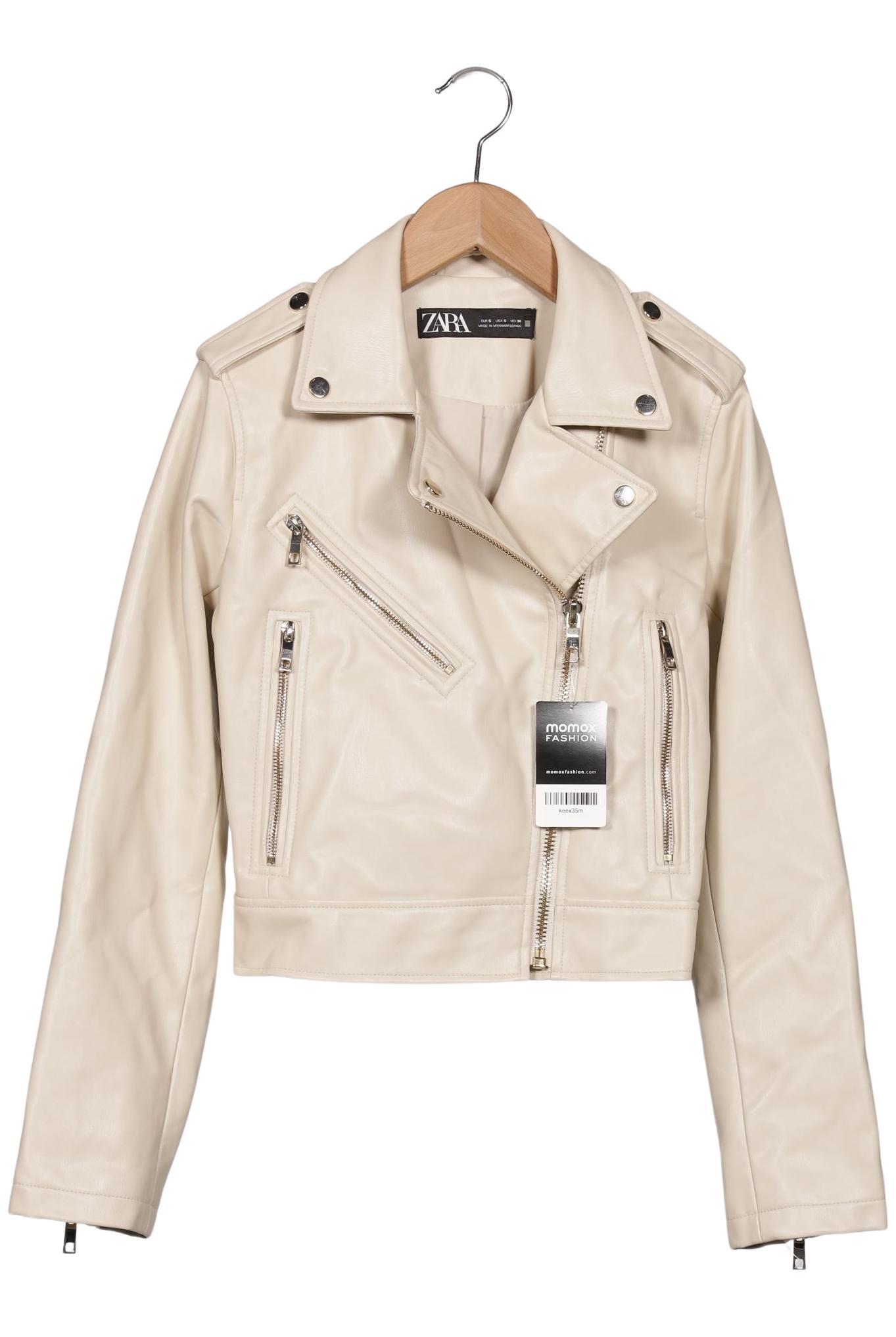 

Zara Damen Jacke, beige, Gr. 36